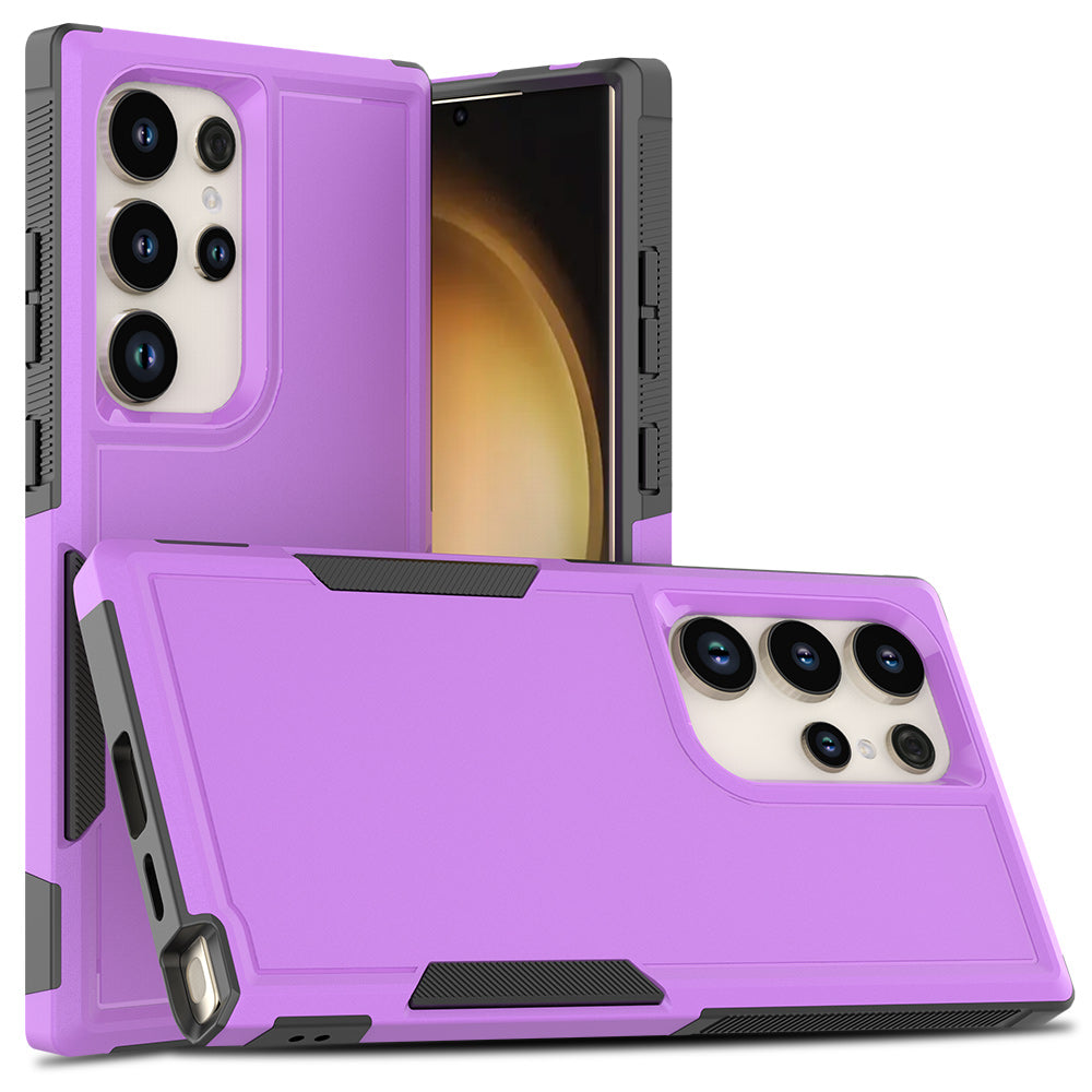 For Samsung Galaxy S24 Ultra Case Slim Hard PC+TPU Phone Protective Cover - Purple