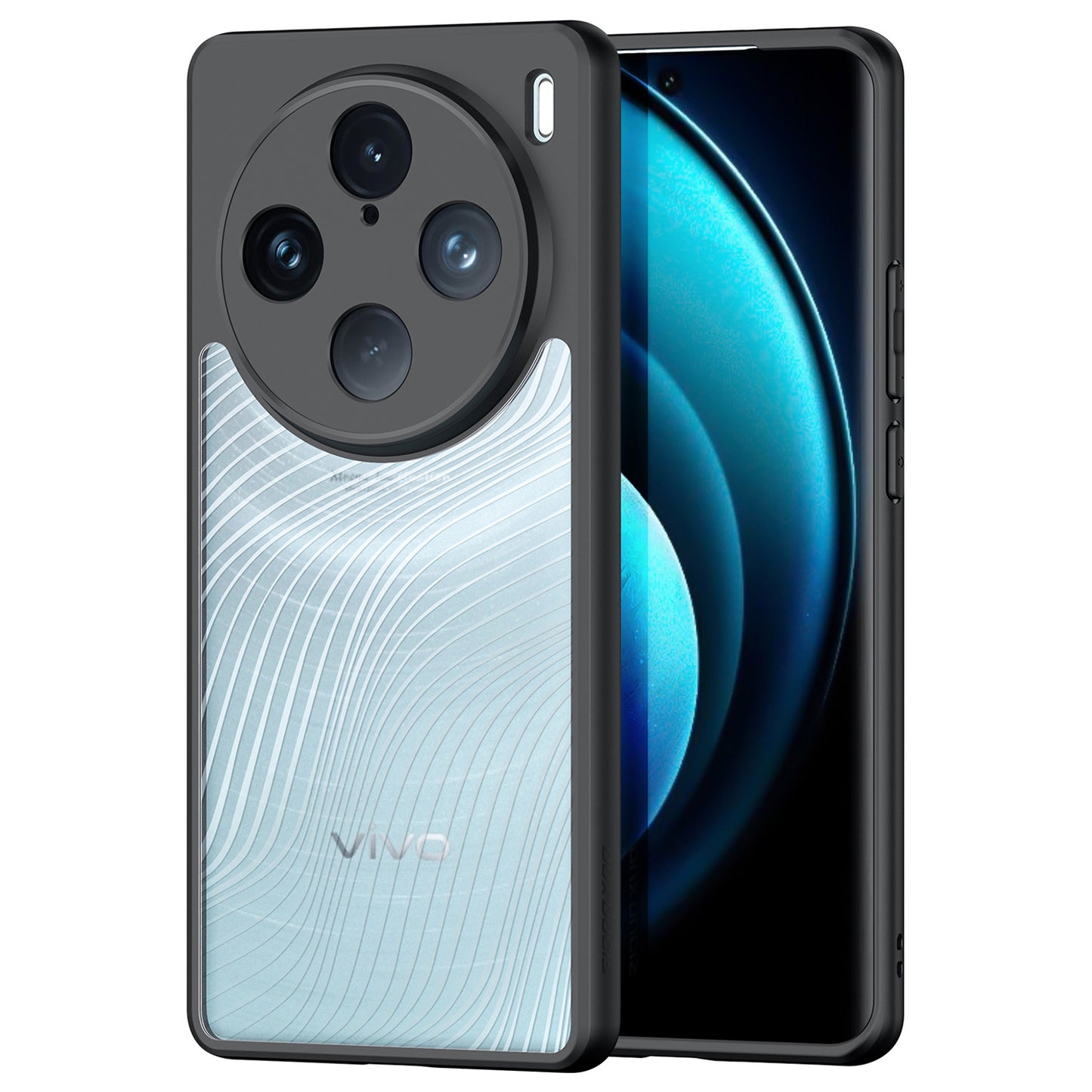 DUX DUCIS Aimo Series for vivo X100 Pro 5G Case TPU+PC Matte Protective Cover (REACH Certification) - Black