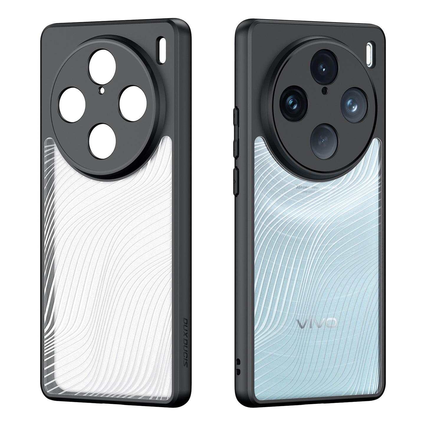 DUX DUCIS Aimo Series for vivo X100 Pro 5G Case TPU+PC Matte Protective Cover (REACH Certification) - Black