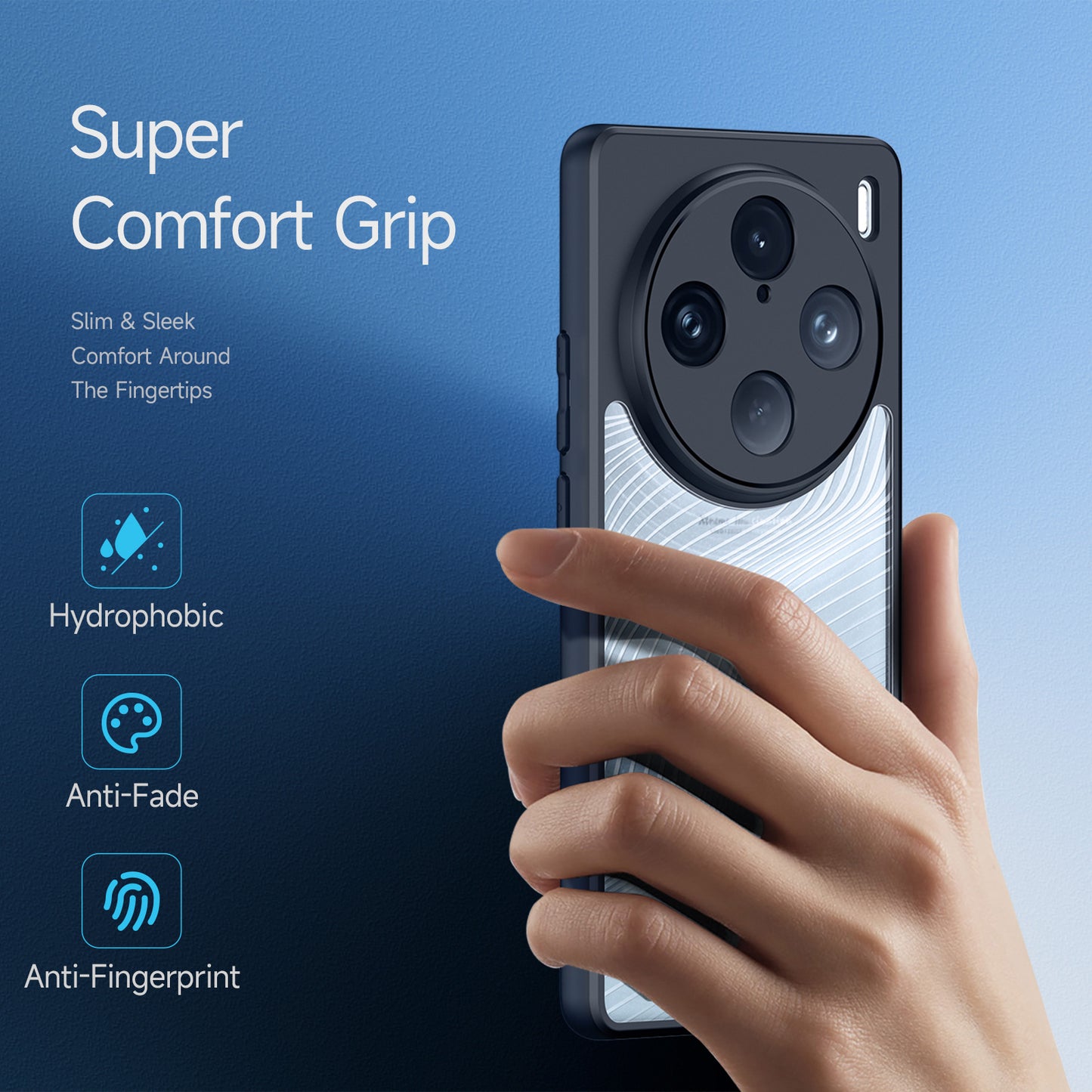 DUX DUCIS Aimo Series for vivo X100 Pro 5G Case TPU+PC Matte Protective Cover (REACH Certification) - Black