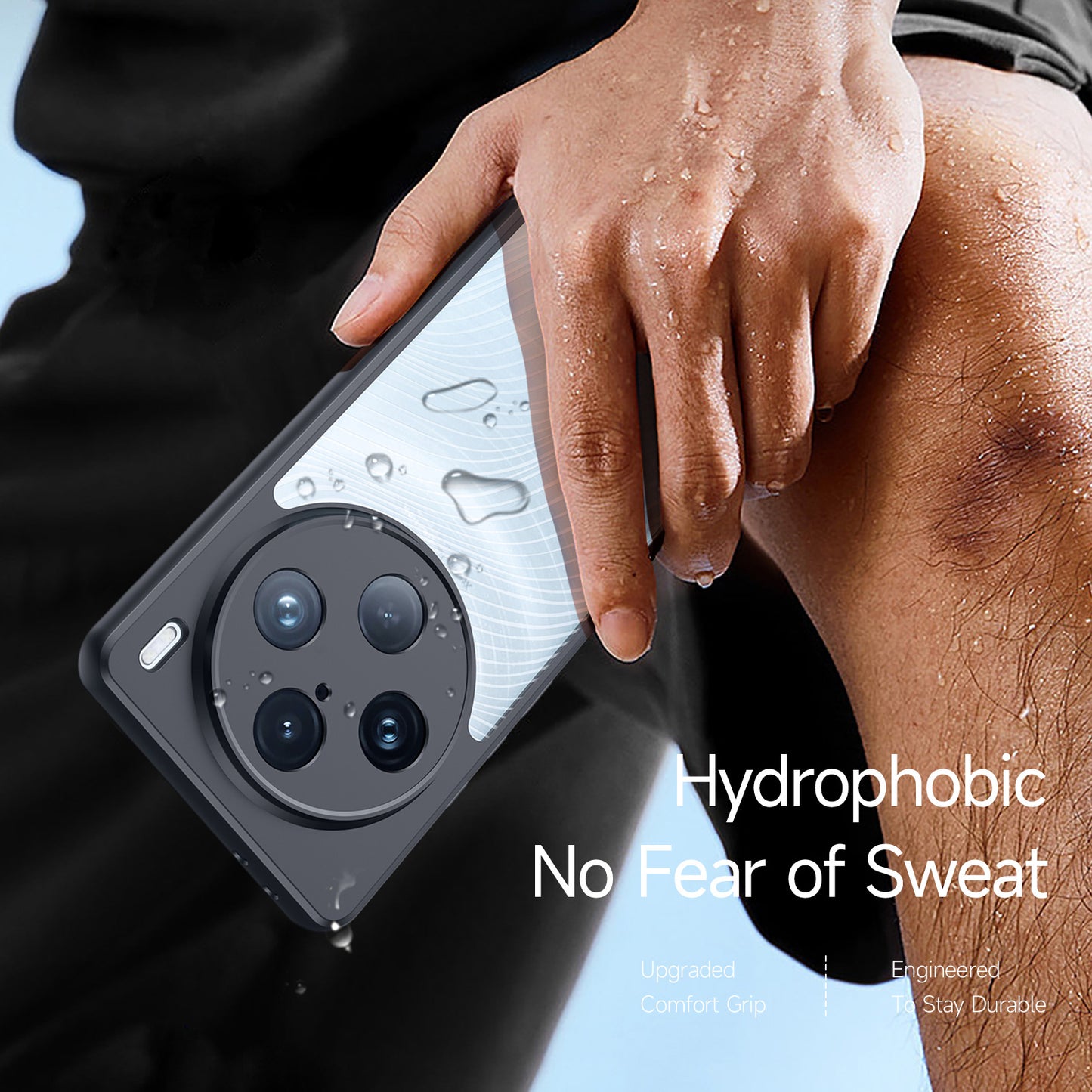 DUX DUCIS Aimo Series for vivo X100 Pro 5G Case TPU+PC Matte Protective Cover (REACH Certification) - Black