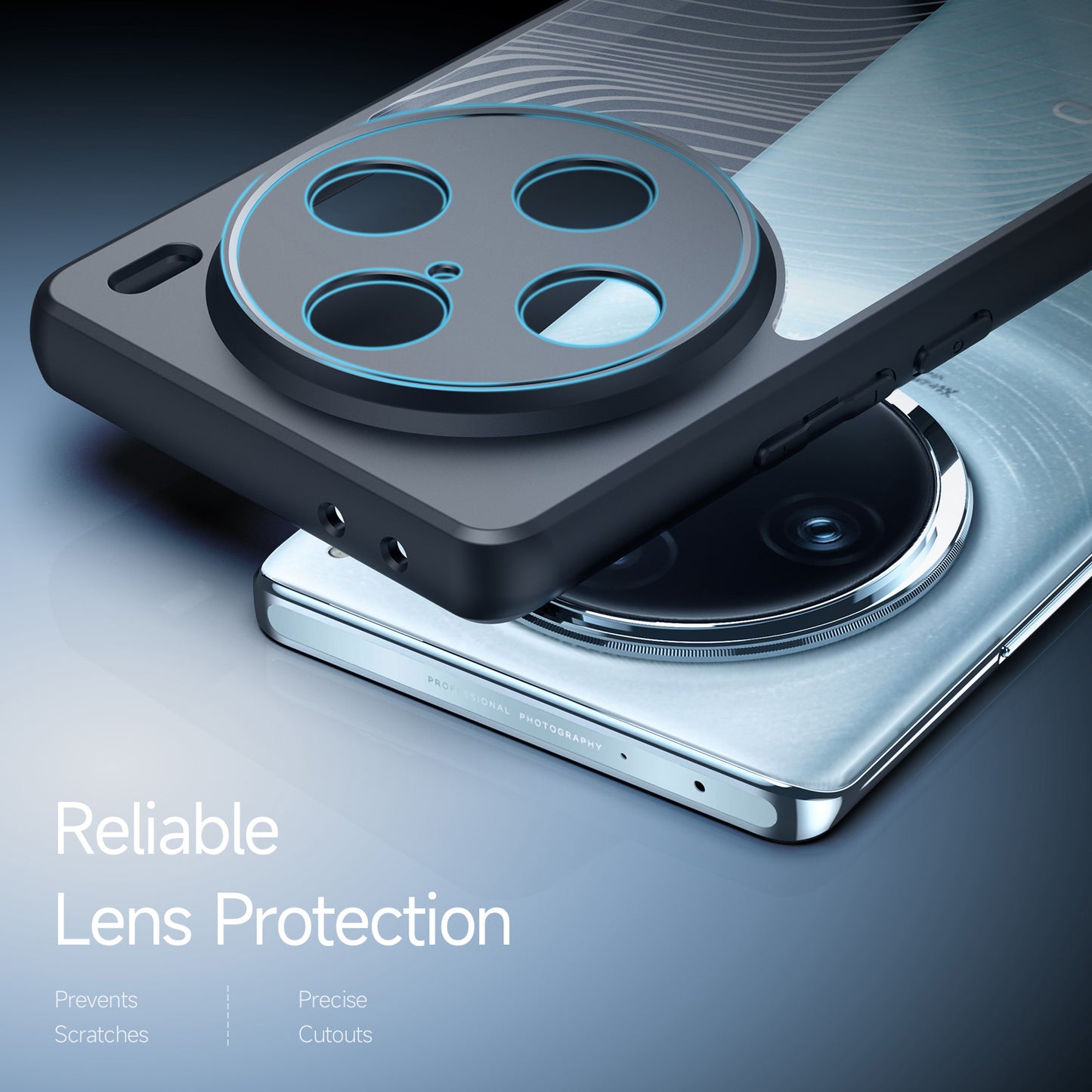 DUX DUCIS Aimo Series for vivo X100 Pro 5G Case TPU+PC Matte Protective Cover (REACH Certification) - Black