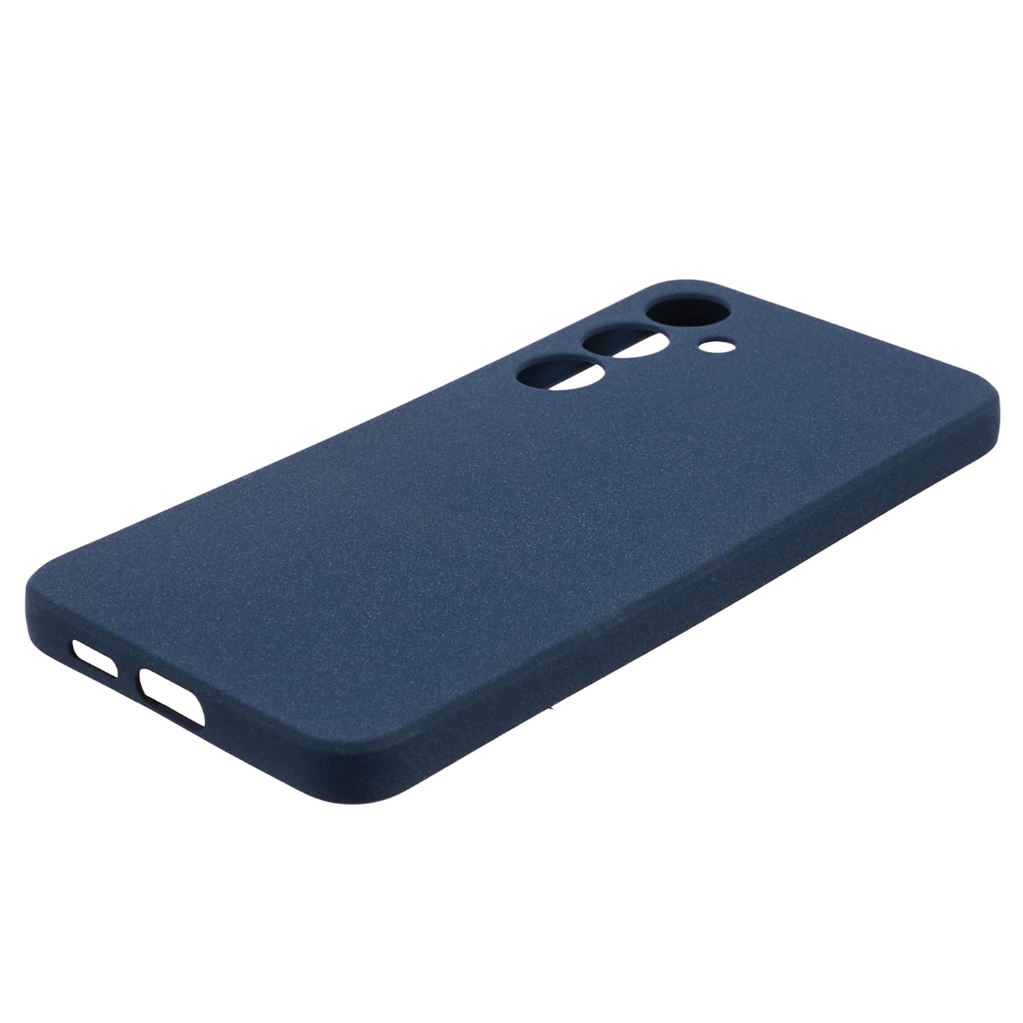 For Samsung Galaxy S24+ Case Anti-drop Matte TPU Smart Phone Protector - Navy Blue