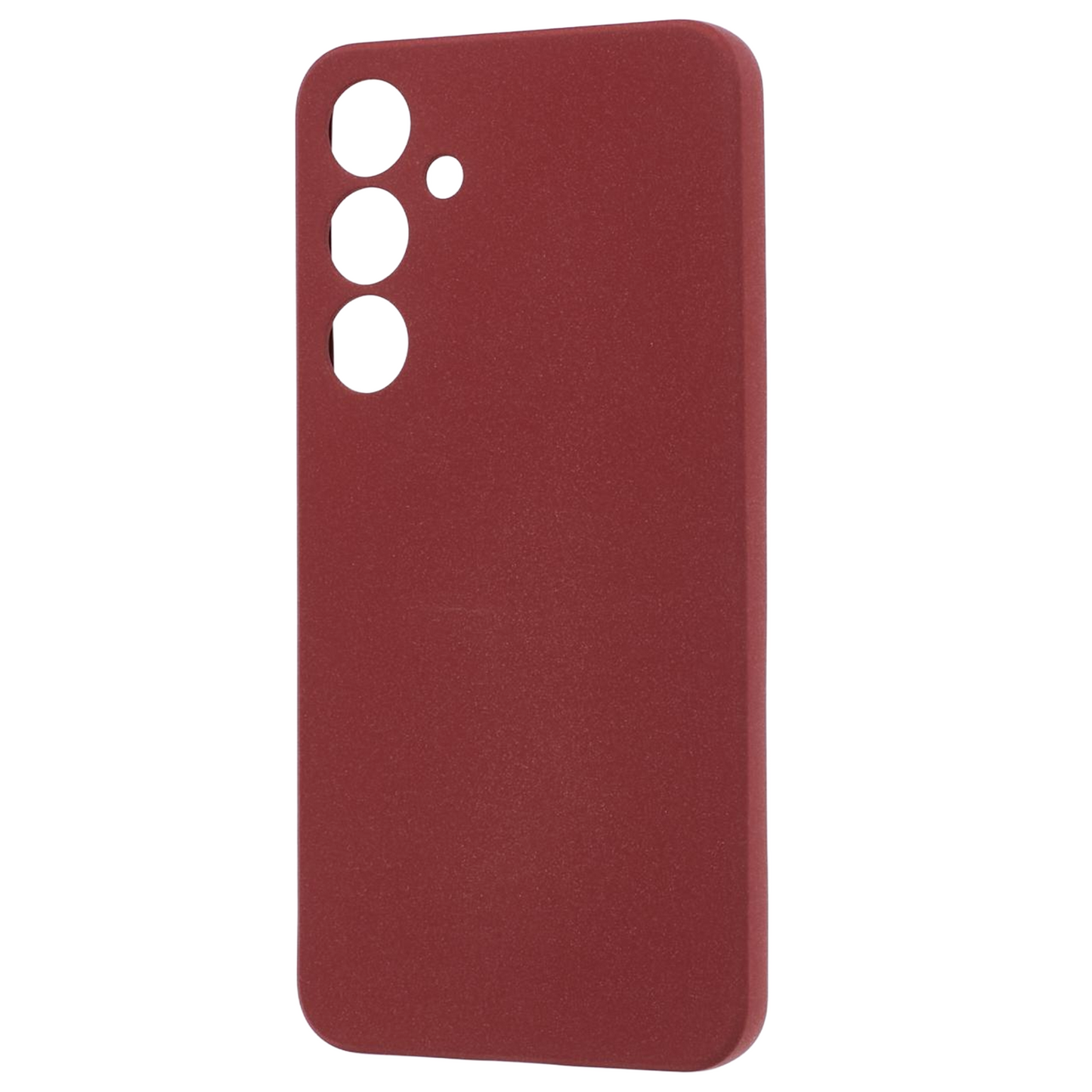 For Samsung Galaxy S24+ Case Anti-drop Matte TPU Smart Phone Protector - Wine Red