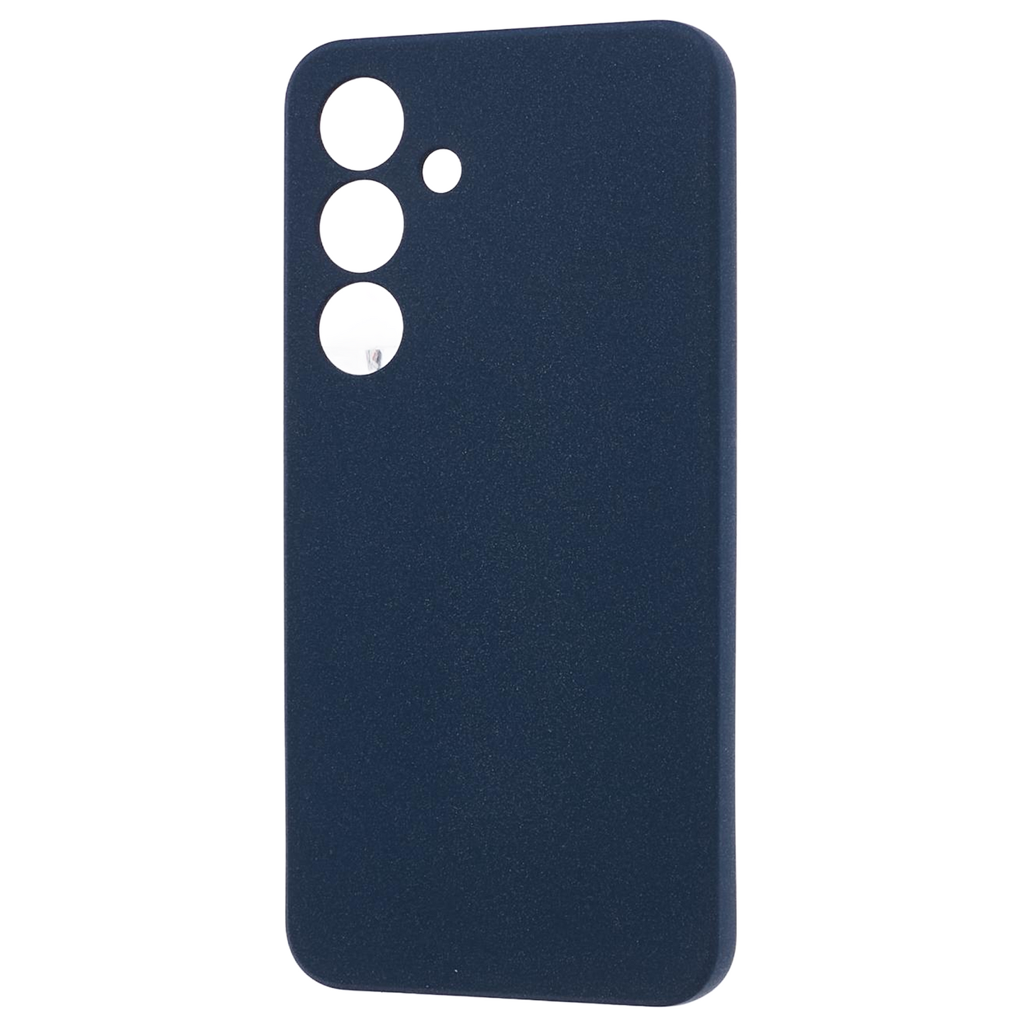 For Samsung Galaxy S24 Phone Case TPU Double-Sided Matte Cover - Navy Blue