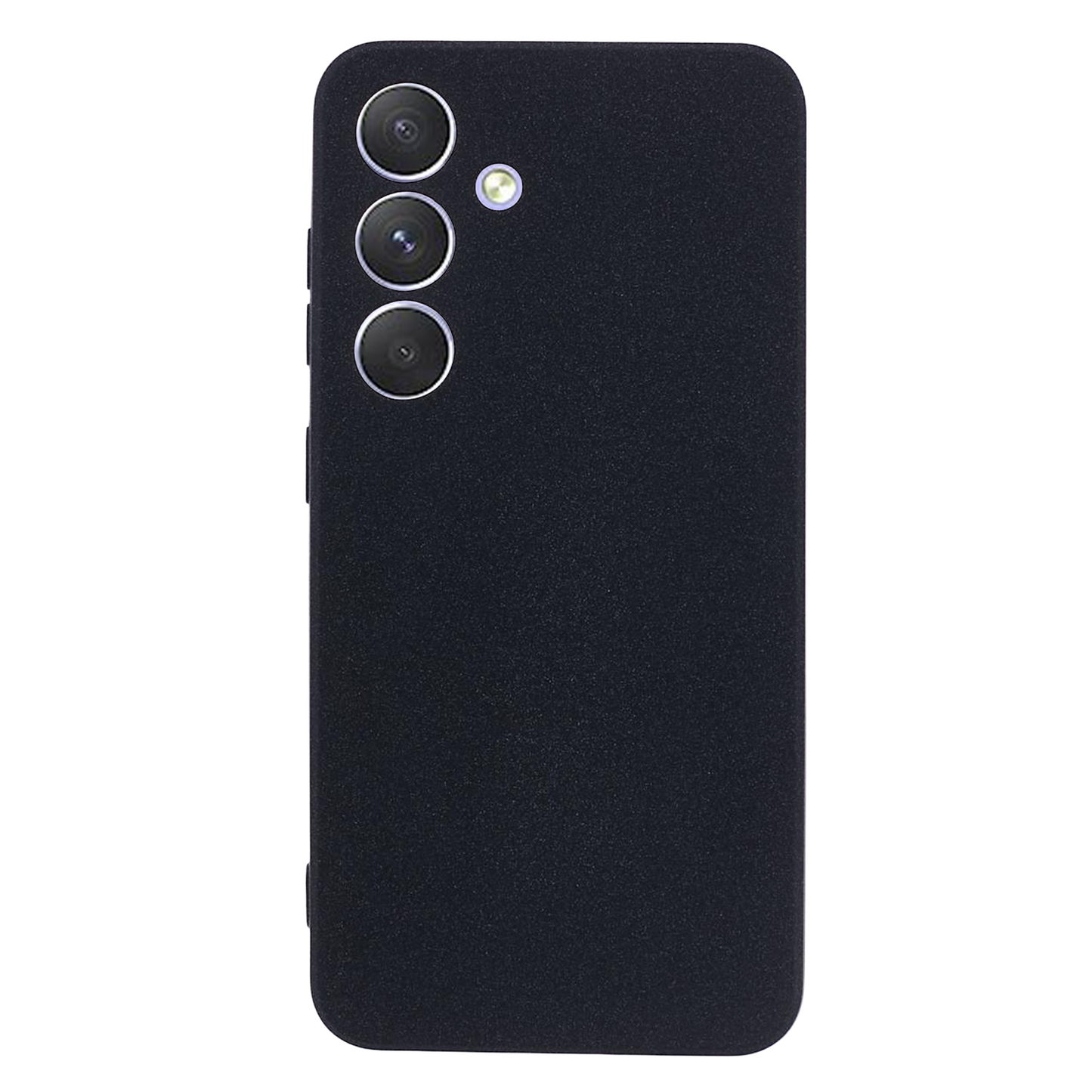 For Samsung Galaxy S24 Phone Case TPU Double-Sided Matte Cover - Black