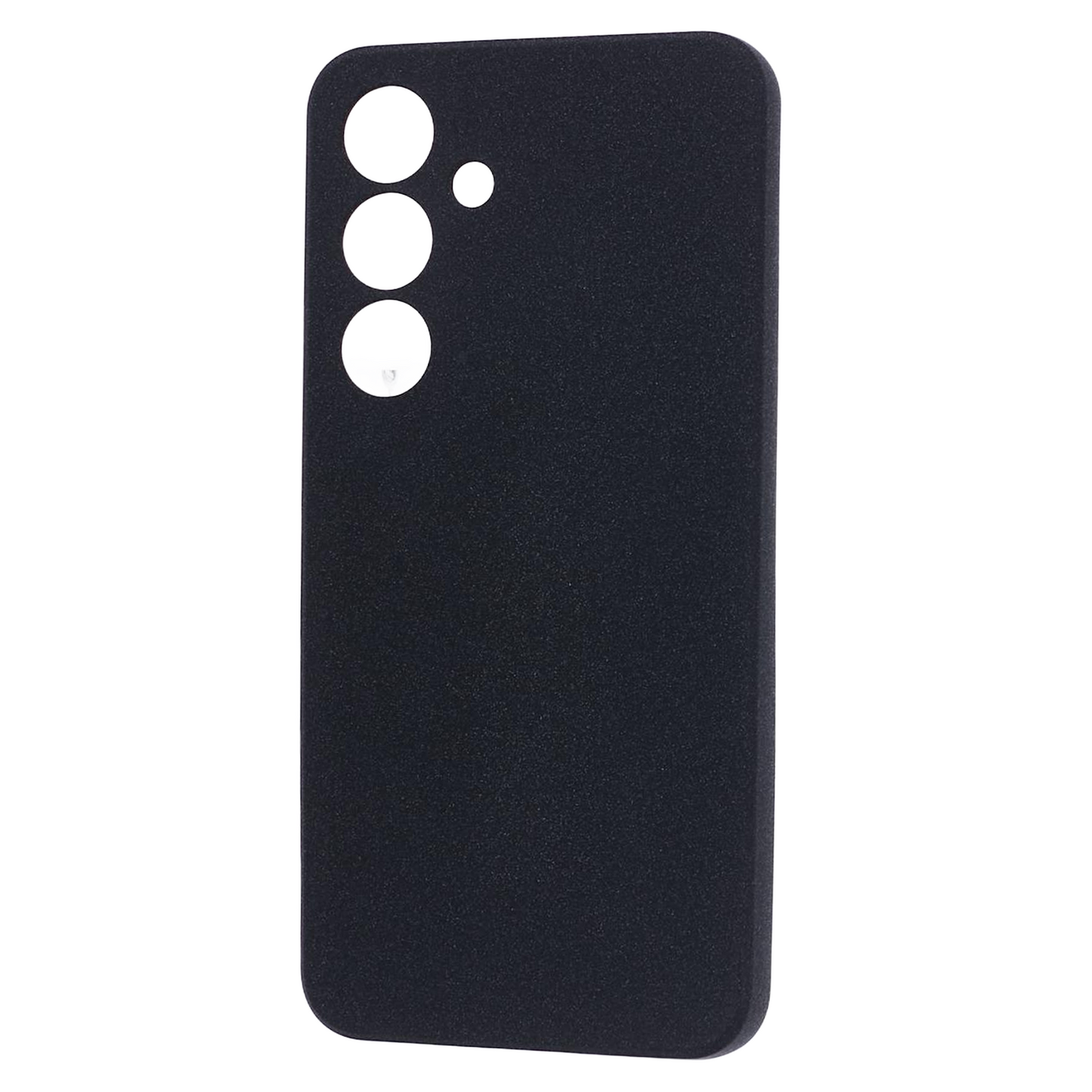For Samsung Galaxy S24 Phone Case TPU Double-Sided Matte Cover - Black