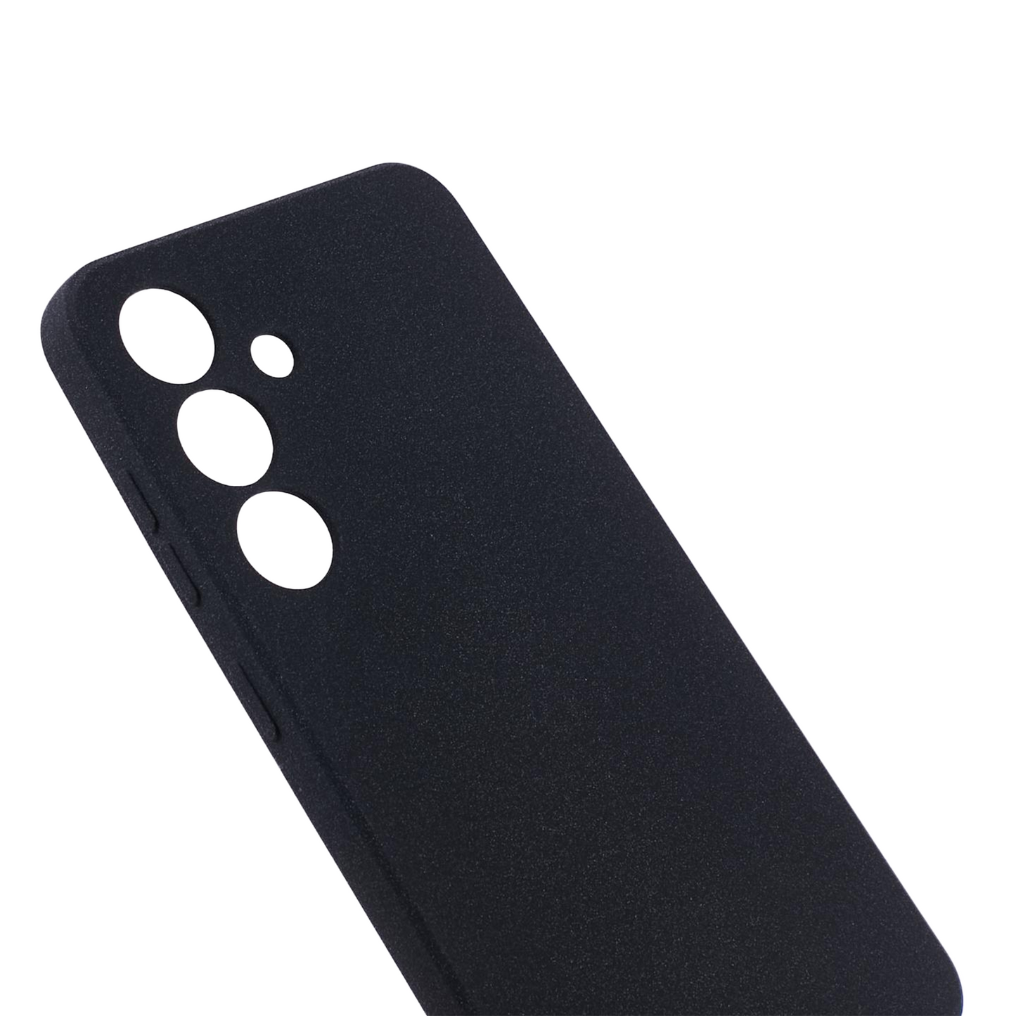 For Samsung Galaxy S24 Phone Case TPU Double-Sided Matte Cover - Black