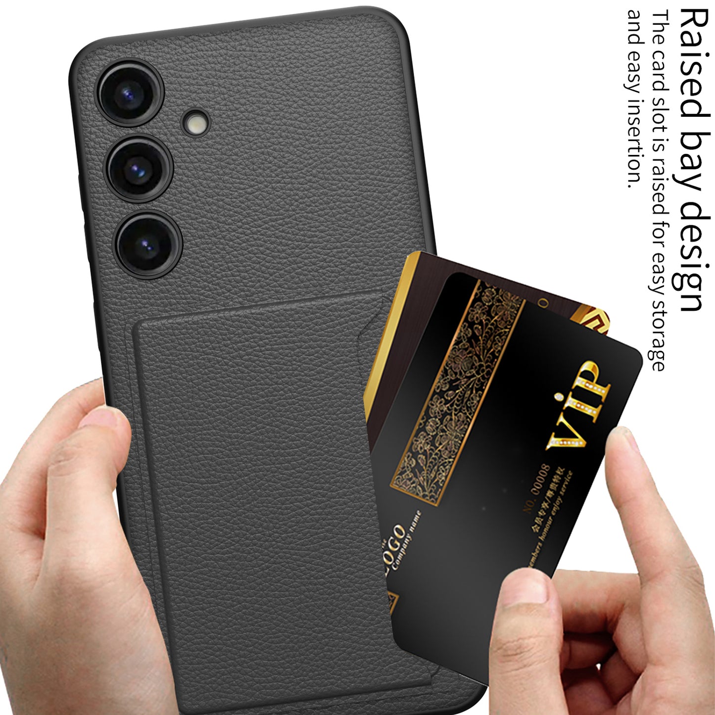 GKK For Samsung Galaxy S24+ Phone Case Magnetic Folding Kickstand Cover with Card Slot - Silver