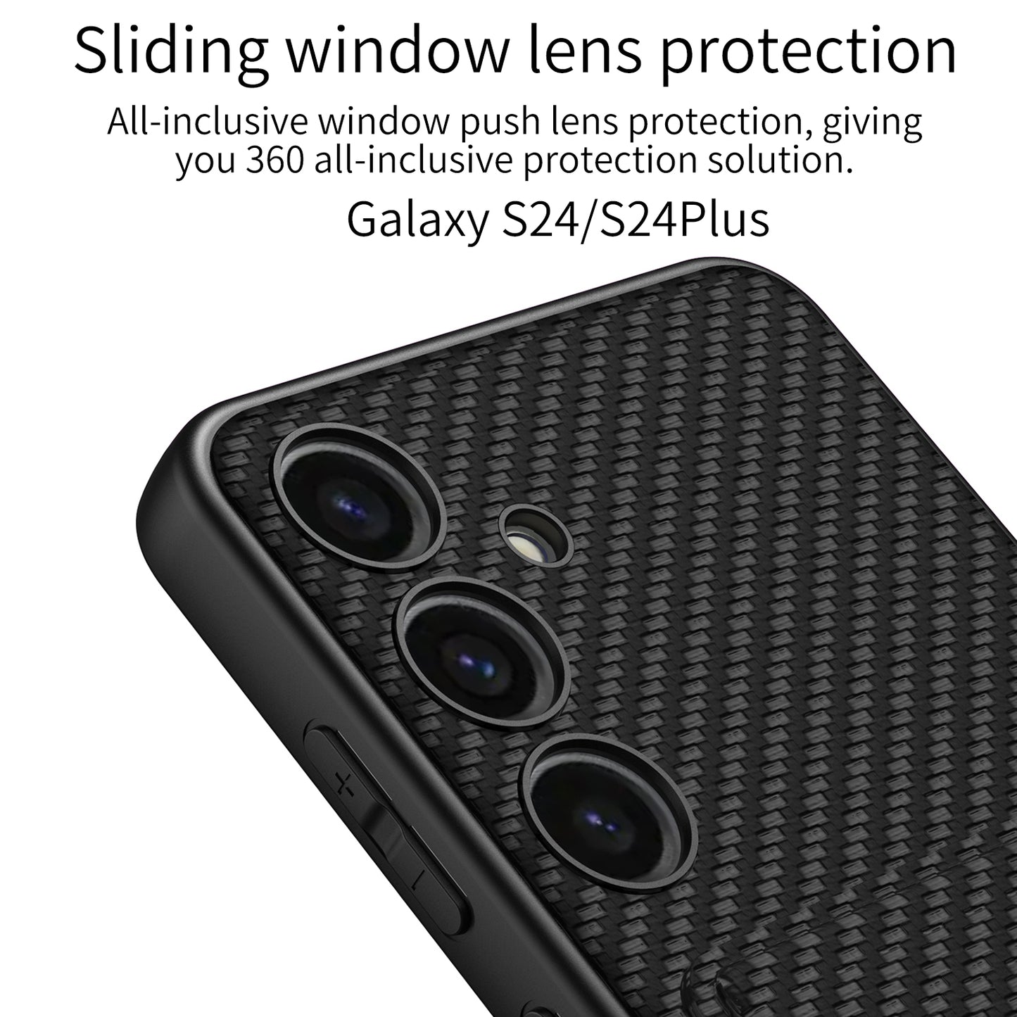 GKK For Samsung Galaxy S24+ Phone Case Magnetic Folding Kickstand Cover with Card Slot - Silver