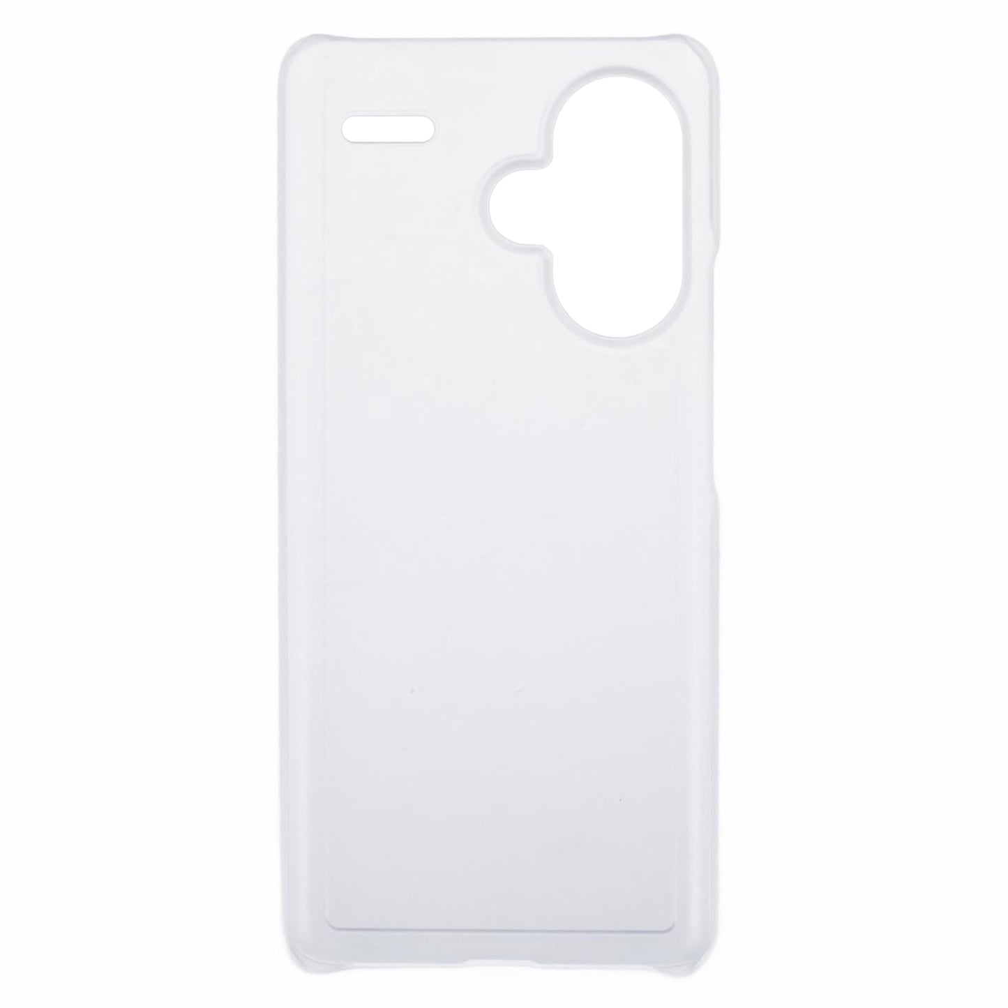 For Xiaomi Redmi Note 13 Pro+ 5G Phone Case Hard PC Rubberized Resist Scratches Cover - Transparent