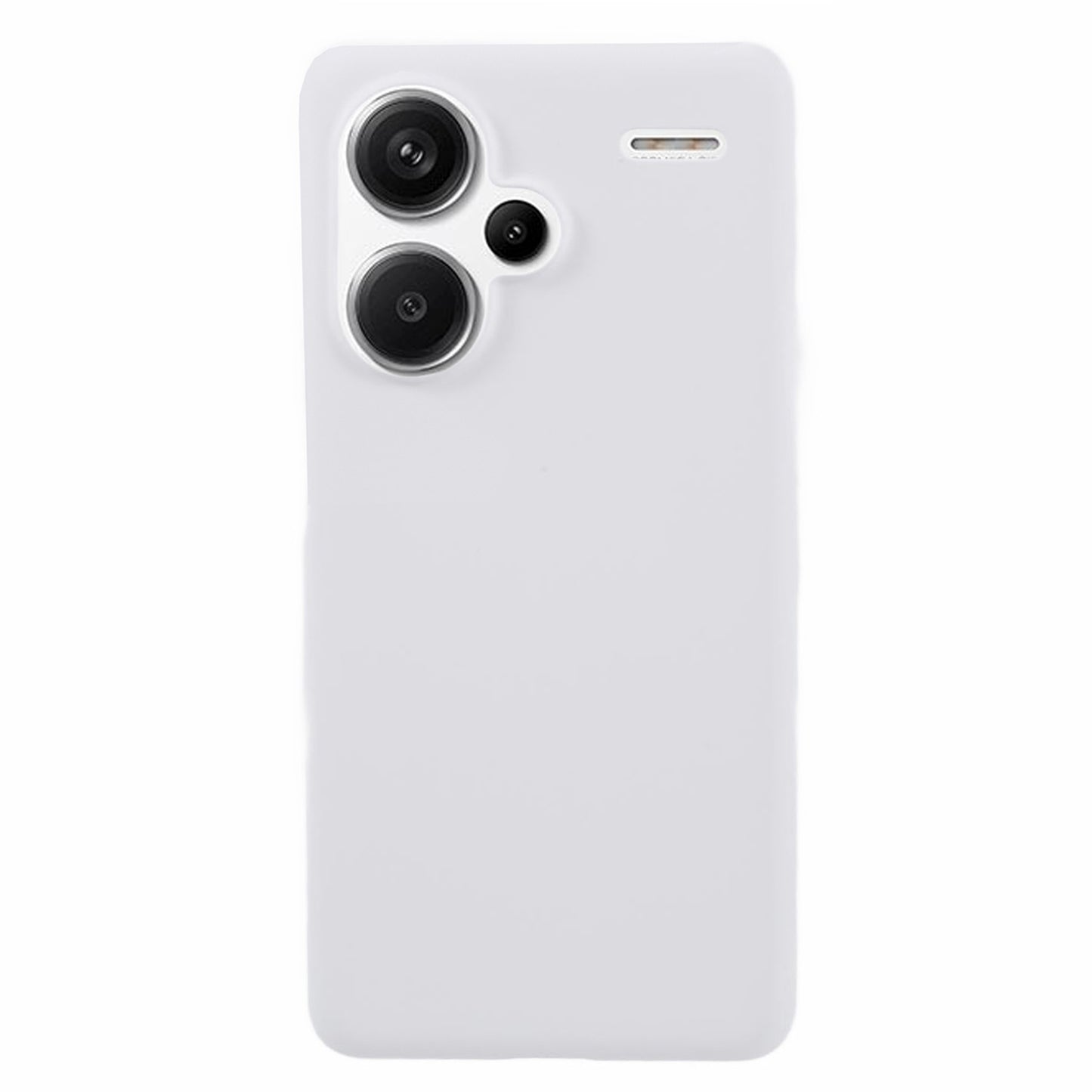 For Xiaomi Redmi Note 13 Pro+ 5G Phone Case Hard PC Rubberized Resist Scratches Cover - White