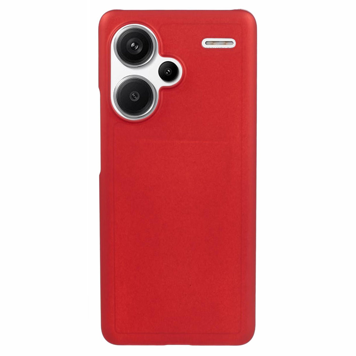 For Xiaomi Redmi Note 13 Pro+ 5G Phone Case Hard PC Rubberized Resist Scratches Cover - Red