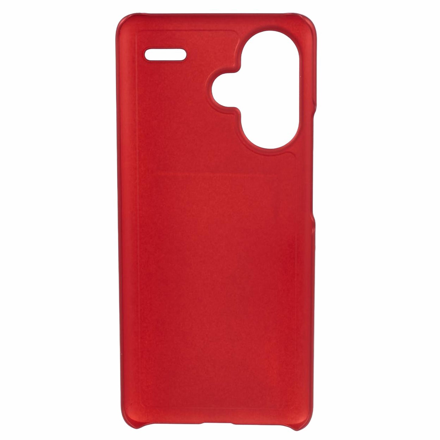For Xiaomi Redmi Note 13 Pro+ 5G Phone Case Hard PC Rubberized Resist Scratches Cover - Red