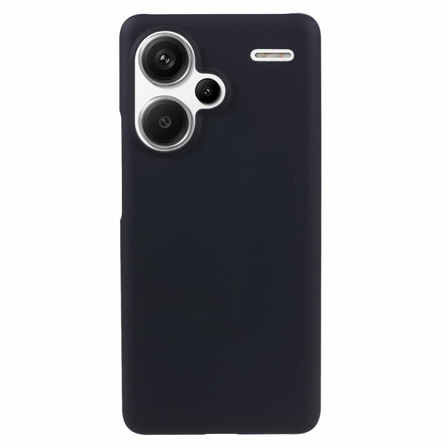 For Xiaomi Redmi Note 13 Pro+ 5G Phone Case Hard PC Rubberized Resist Scratches Cover - Black