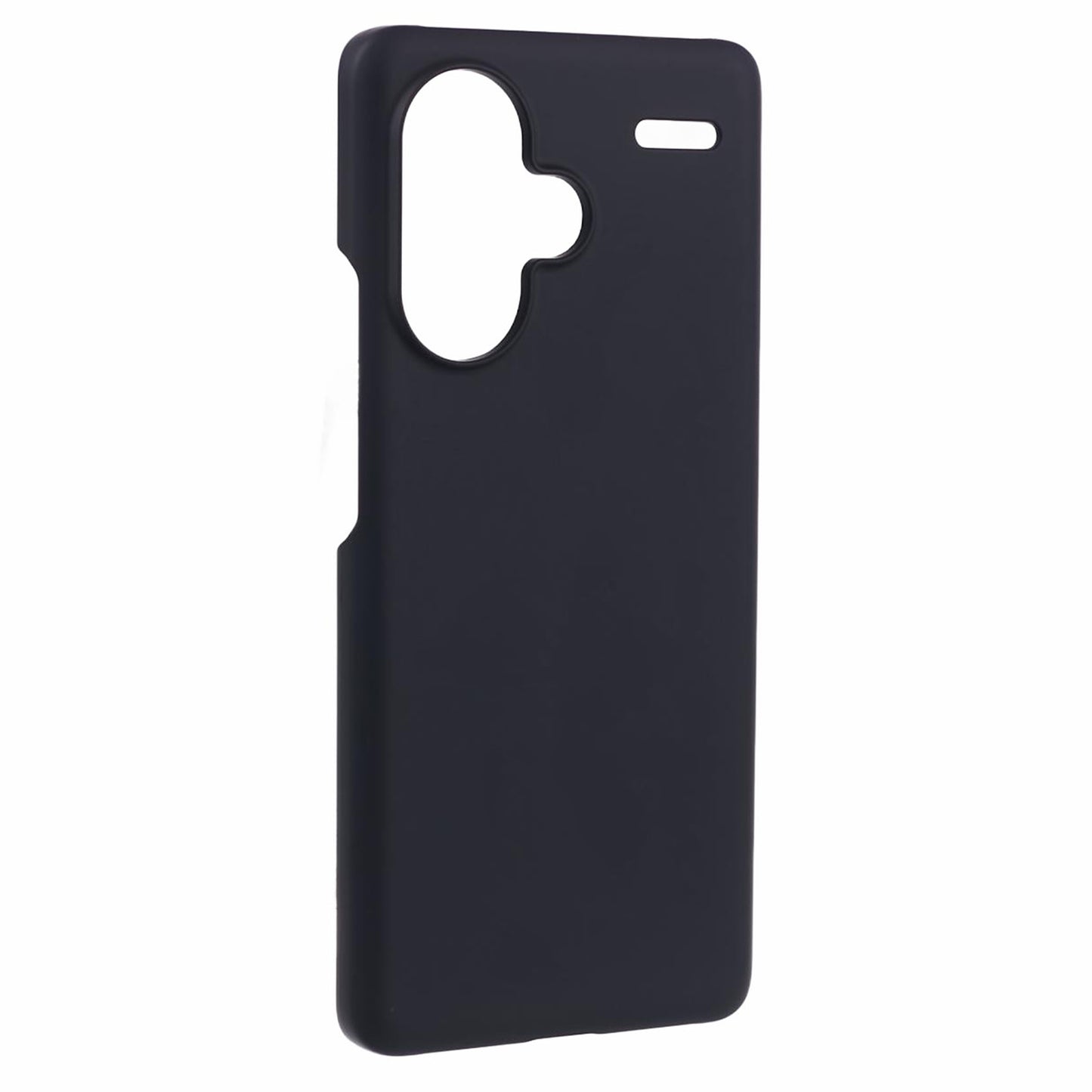 For Xiaomi Redmi Note 13 Pro+ 5G Phone Case Hard PC Rubberized Resist Scratches Cover - Black