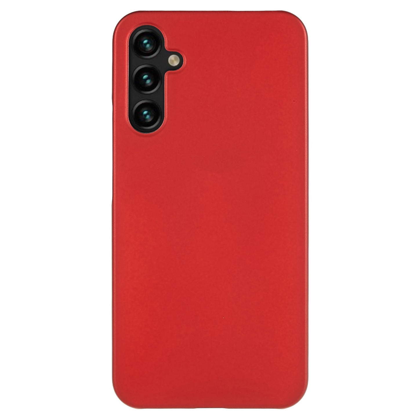 For Samsung Galaxy S24 Slim-Fit Phone Case Rubberized PC Anti-fall Phone Cover - Red