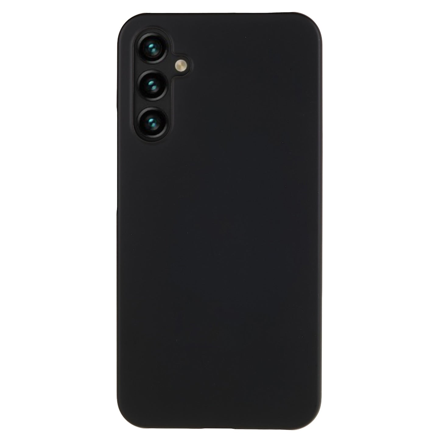 For Samsung Galaxy S24+ Case Shockproof Rubberized PC Phone Shell Slim Phone Cover - Black