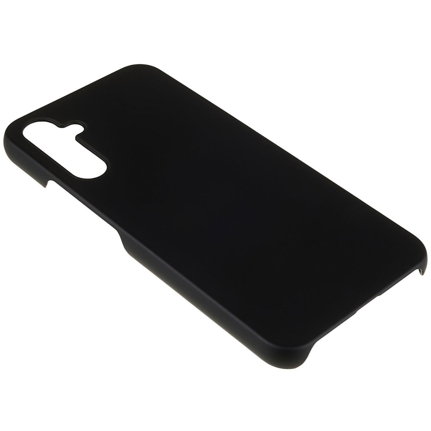For Samsung Galaxy S24+ Case Shockproof Rubberized PC Phone Shell Slim Phone Cover - Black