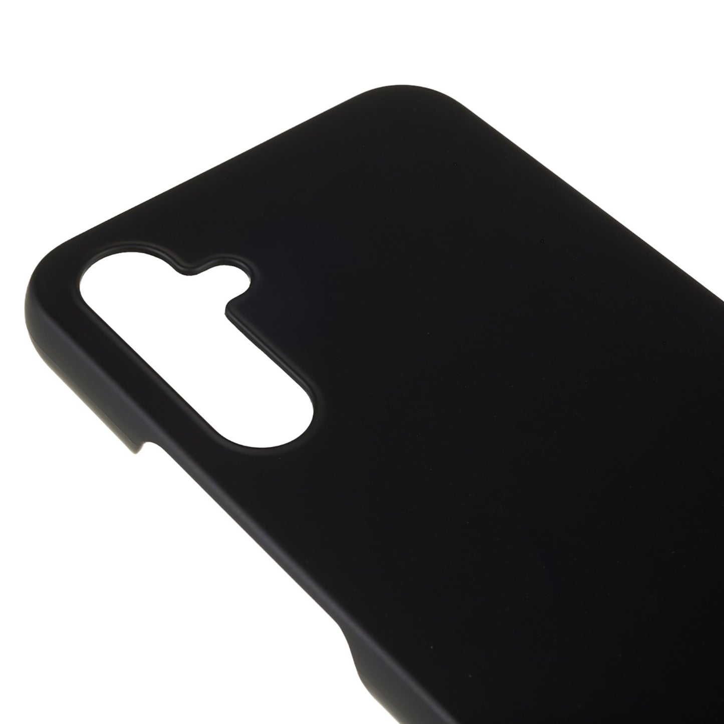 For Samsung Galaxy S24+ Case Shockproof Rubberized PC Phone Shell Slim Phone Cover - Black