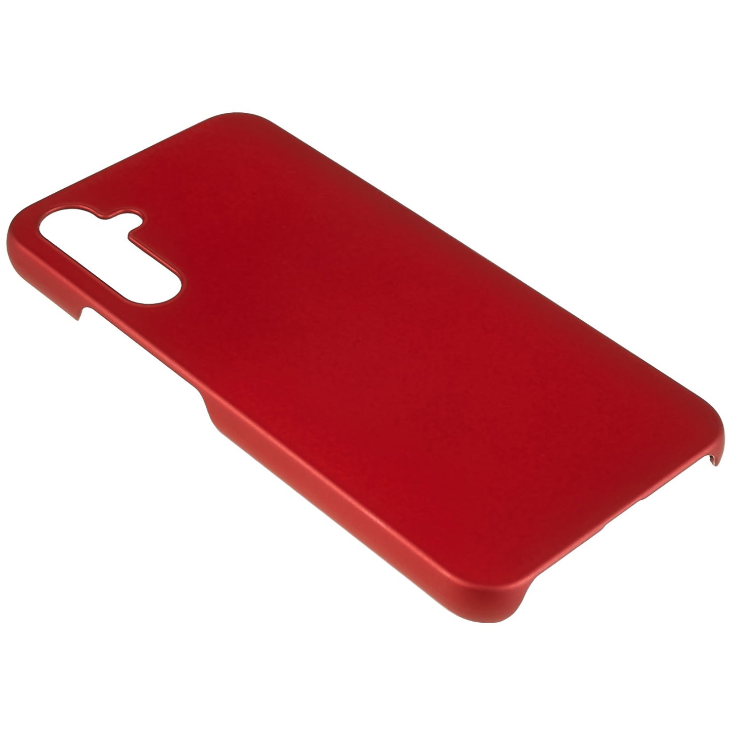 For Samsung Galaxy S24+ Case Shockproof Rubberized PC Phone Shell Slim Phone Cover - Red