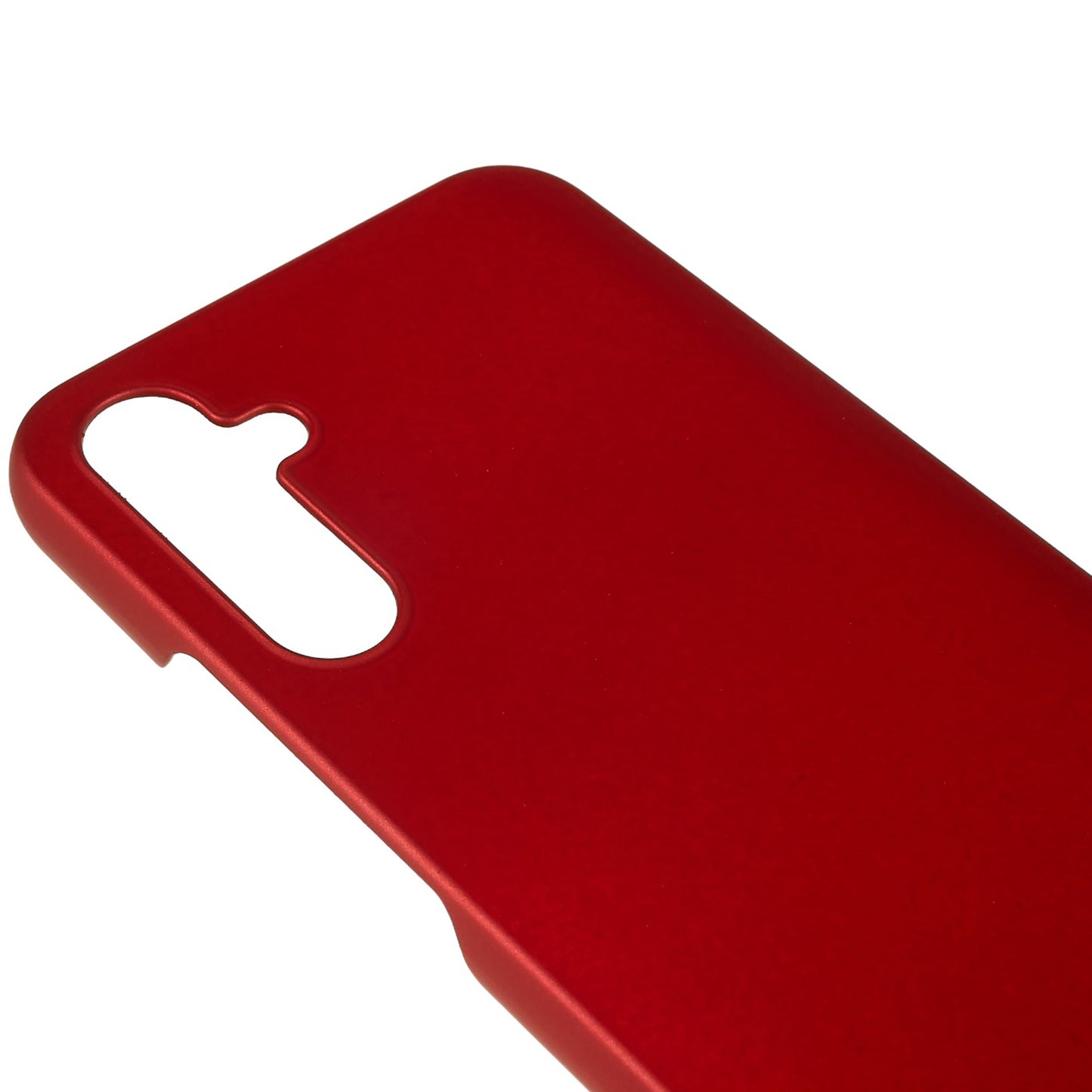 For Samsung Galaxy S24+ Case Shockproof Rubberized PC Phone Shell Slim Phone Cover - Red
