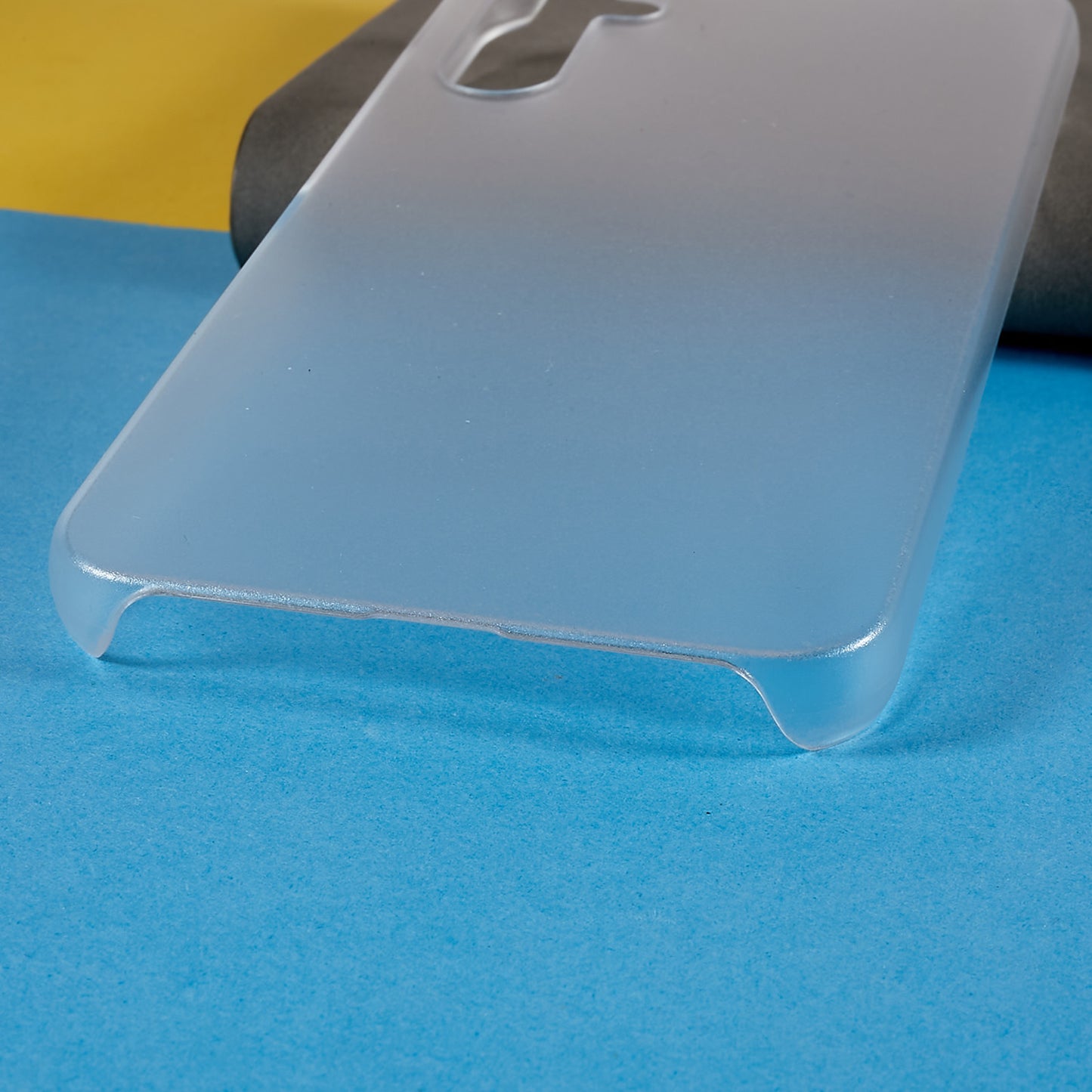 For Samsung Galaxy S24+ Case Shockproof Rubberized PC Phone Shell Slim Phone Cover - Transparent