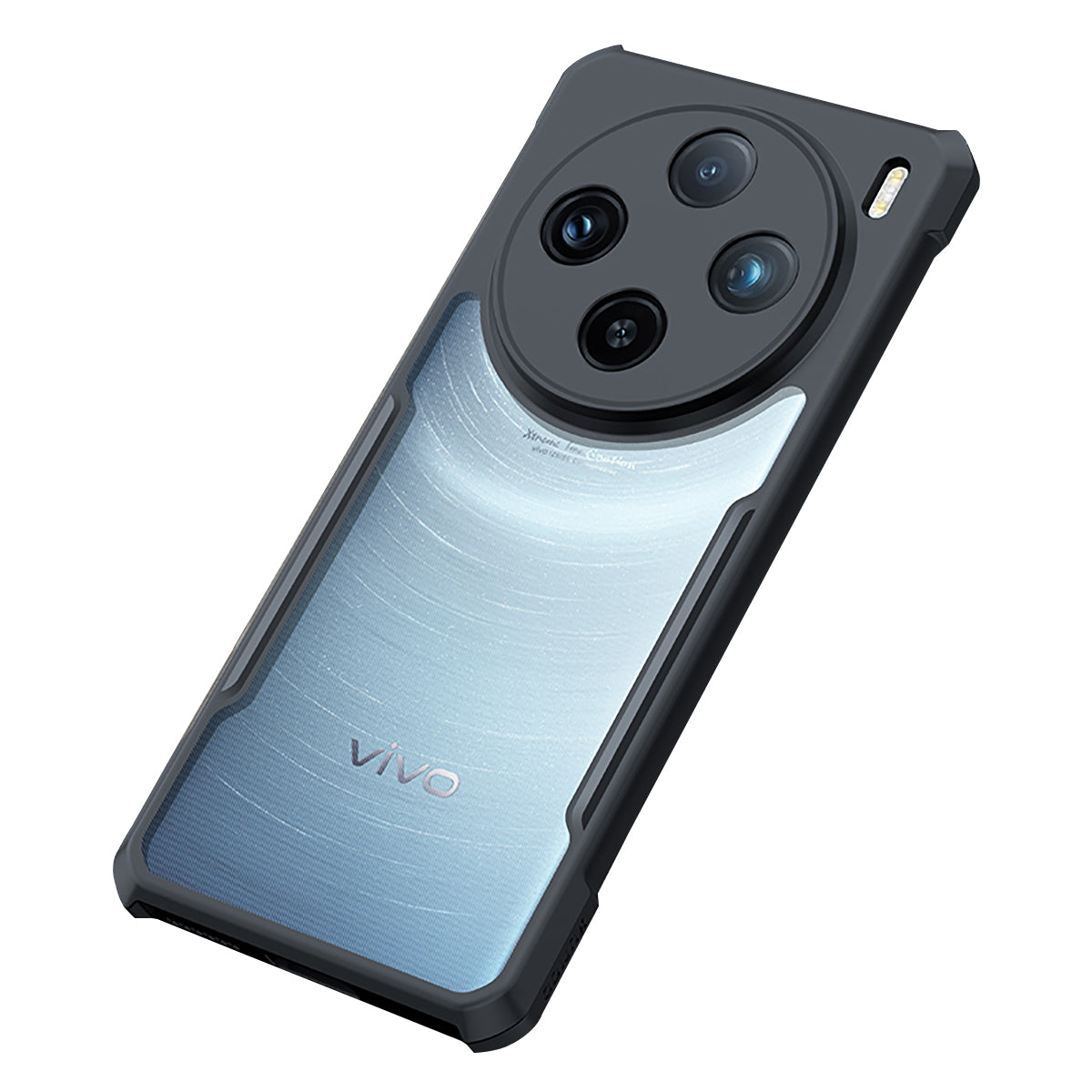 XUNDD For vivo X100 5G Acrylic+TPU Cell Phone Case Shockproof Edge Slim-Fit Mobile Phone Cover