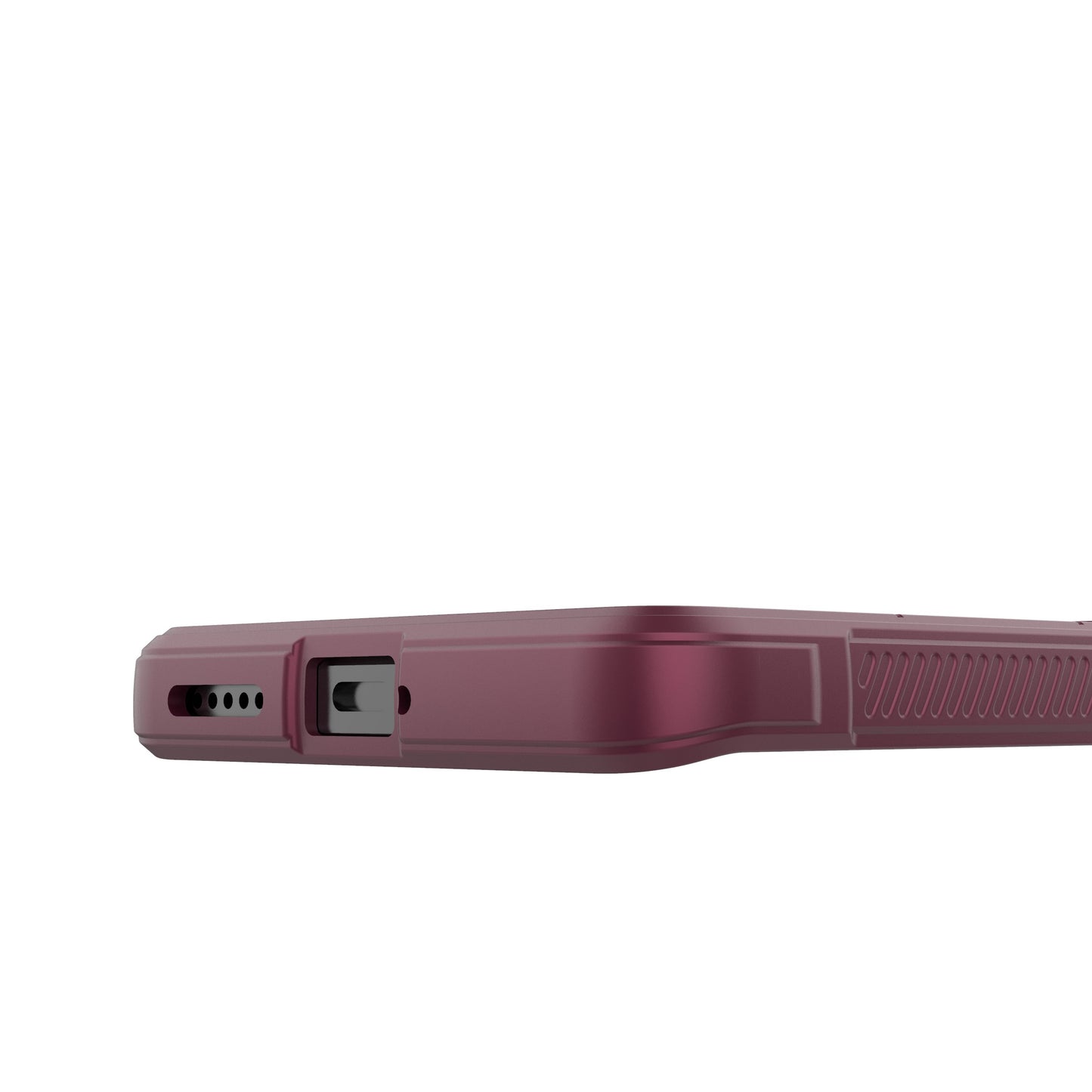 For vivo X100 5G Case Rugged Phone Protector Soft TPU Phone Back Shell Cover - Wine Red