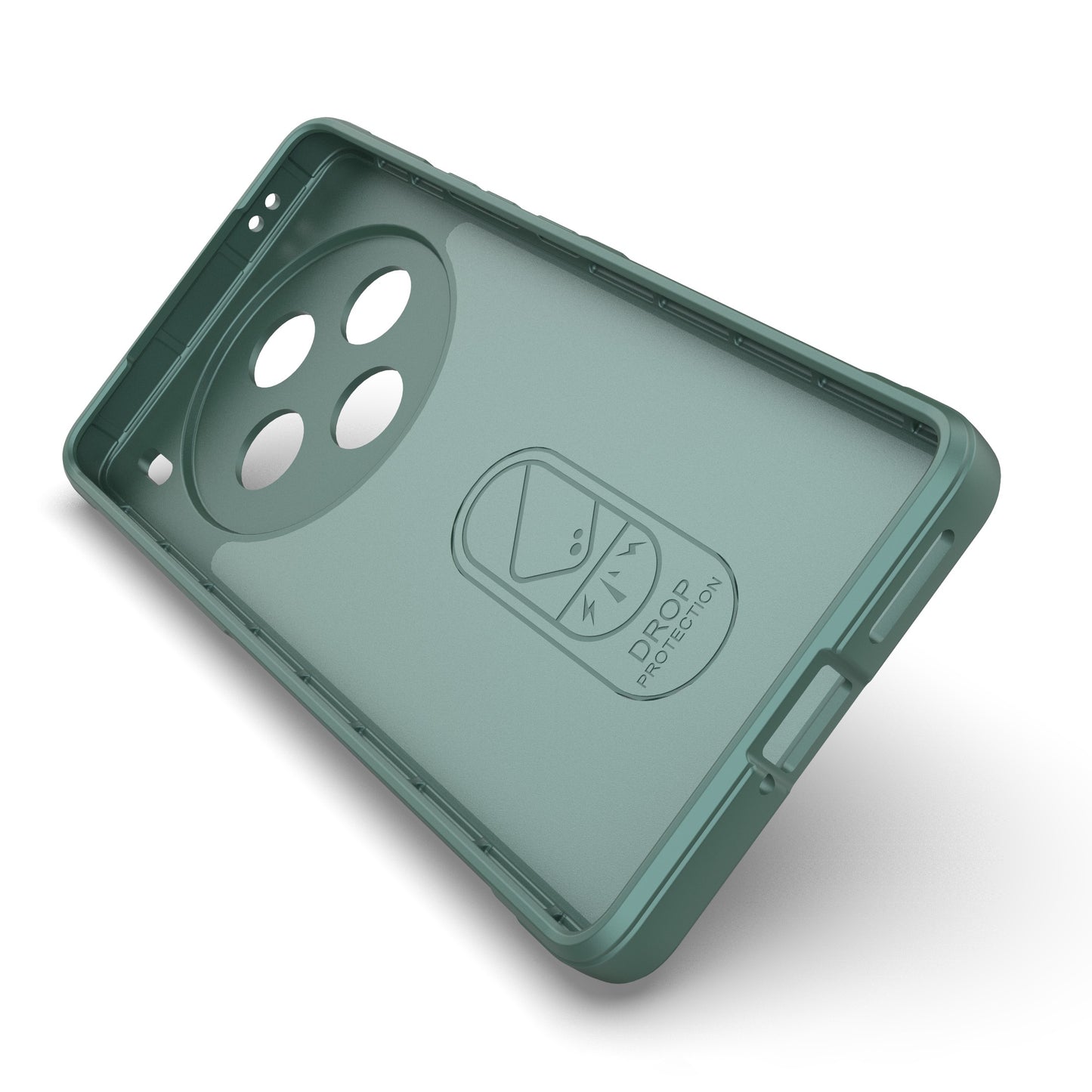 For vivo X100 5G Case Rugged Phone Protector Soft TPU Phone Back Shell Cover - Green