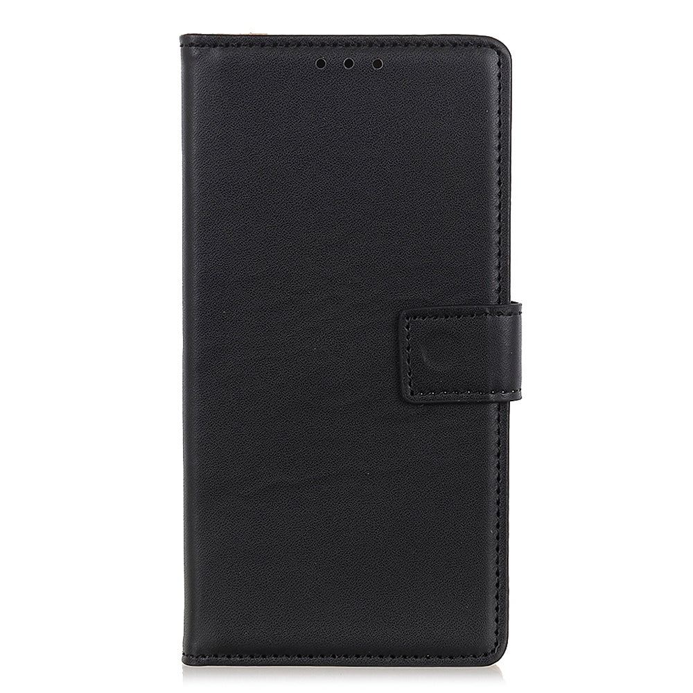 For Xiaomi Redmi Note 13 Pro+ 5G Case PU Leather Folding Stand Cell Phone Cover - Black