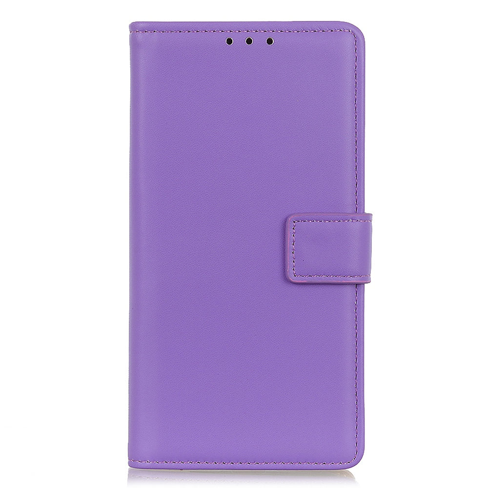 For Xiaomi Redmi Note 13 Pro 5G / Poco X6 5G Cell Phone Case Shockproof PU Leather Wallet Cover - Purple
