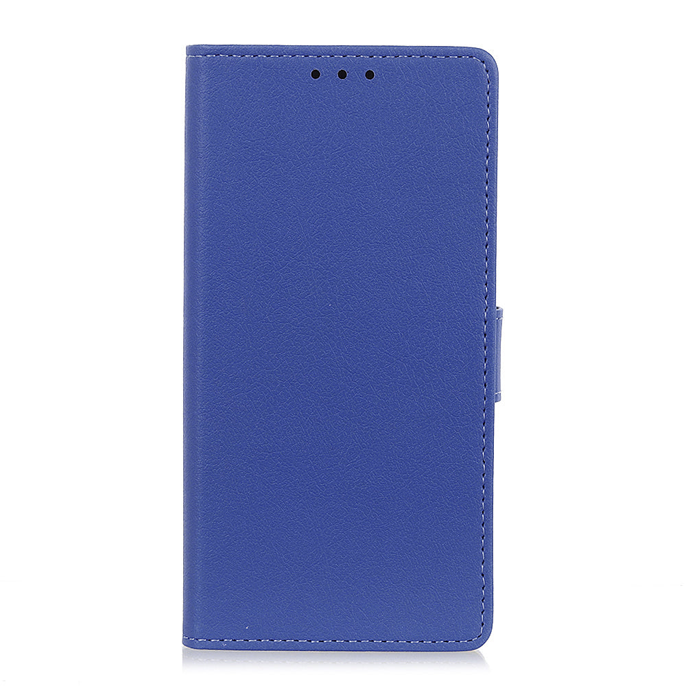 For Xiaomi Redmi Note 13 Pro+ 5G Cell Phone Cases Drop Resistant PU Leather Cover - Blue