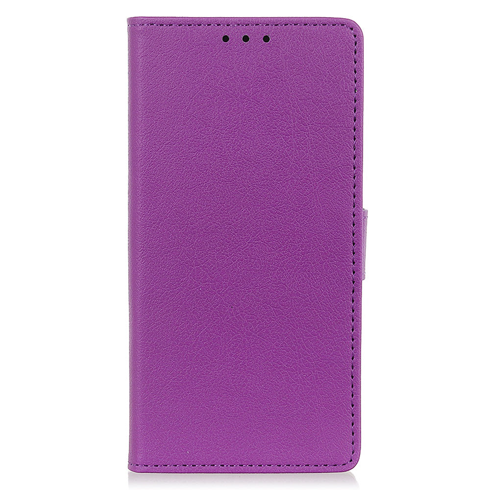 For Xiaomi Redmi Note 13 Pro+ 5G Cell Phone Cases Drop Resistant PU Leather Cover - Purple