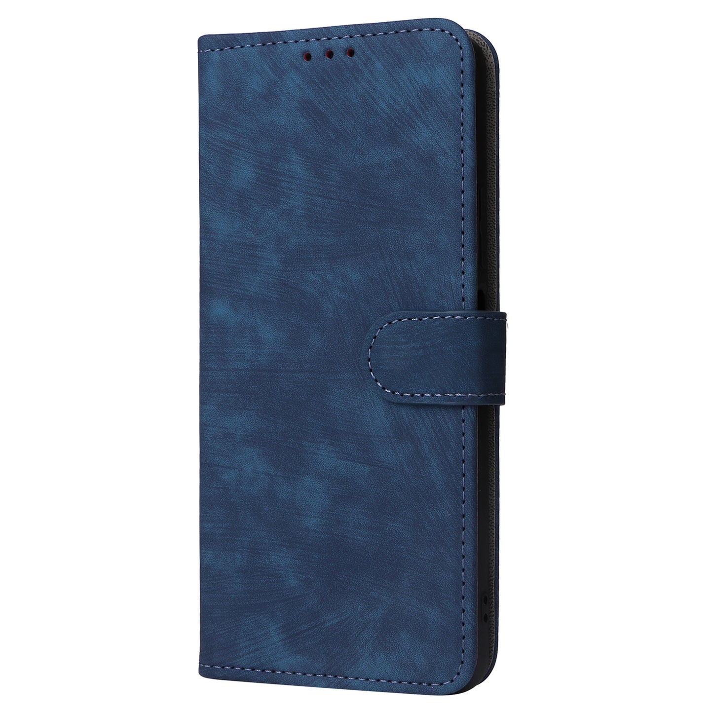 For Xiaomi Redmi Note 13 Pro 5G / Poco X6 5G Cell Phone Case RFID Blocking Wallet Leather Cover with Strap - Blue
