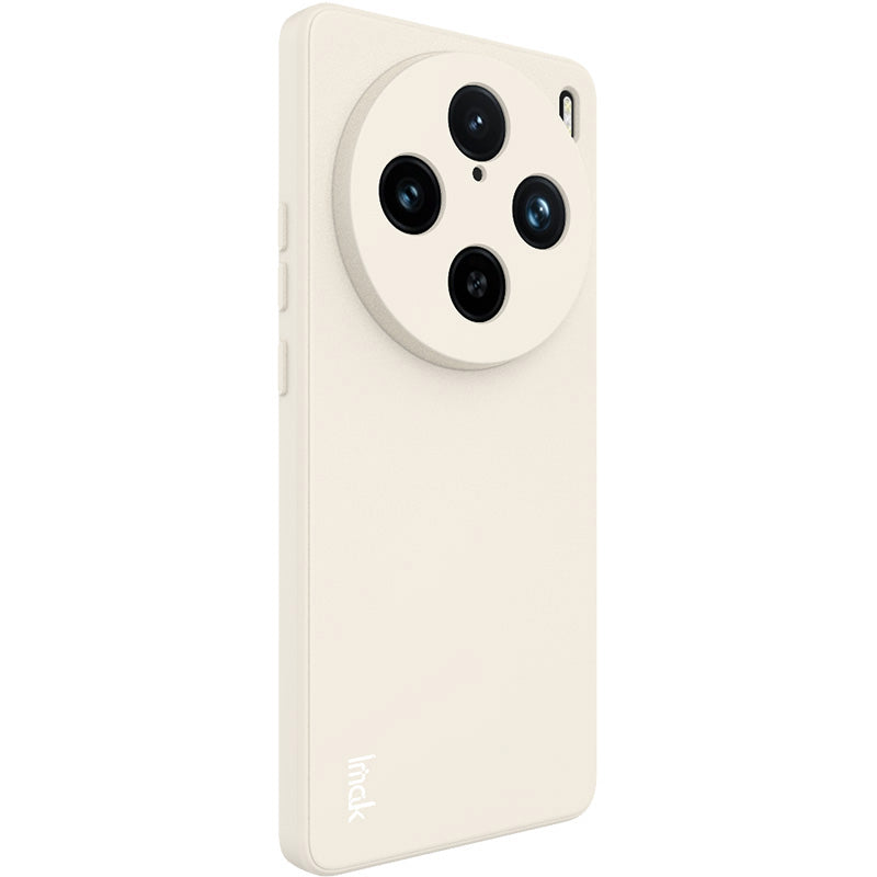 IMAK UC-4 Series for vivo X100 Pro 5G TPU Case Straight Edge Protective Phone Cover - White