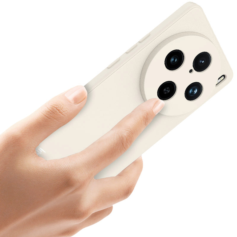 IMAK UC-4 Series for vivo X100 Pro 5G TPU Case Straight Edge Protective Phone Cover - White