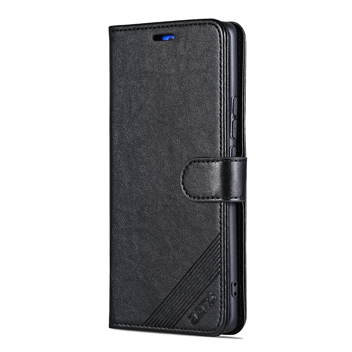 AZNS For vivo X100 5G Case PU Leather Phone Cover with Wallet Stand - Black
