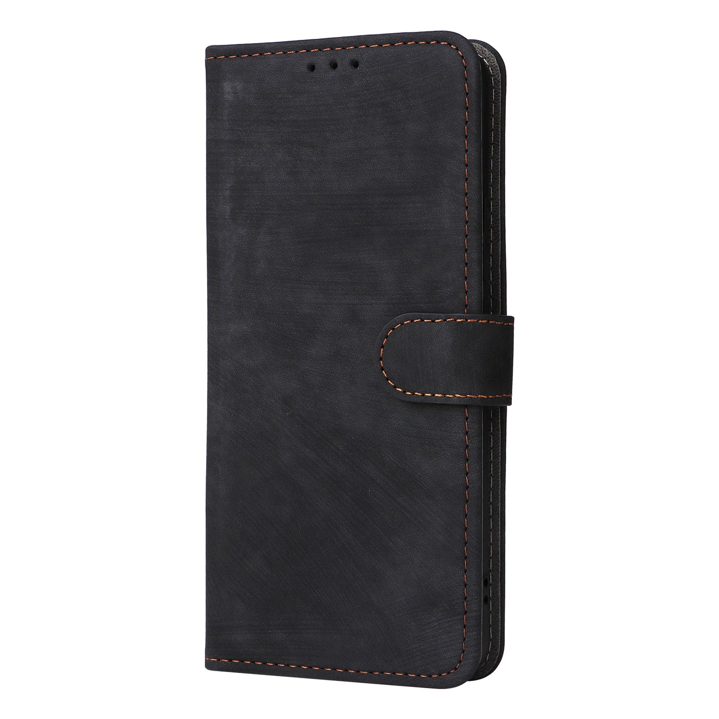 For Xiaomi Redmi Note 13 Pro+ 5G Wallet Phone Case RFID Blocking PU Leather Flip Phone Cover with Strap - Black