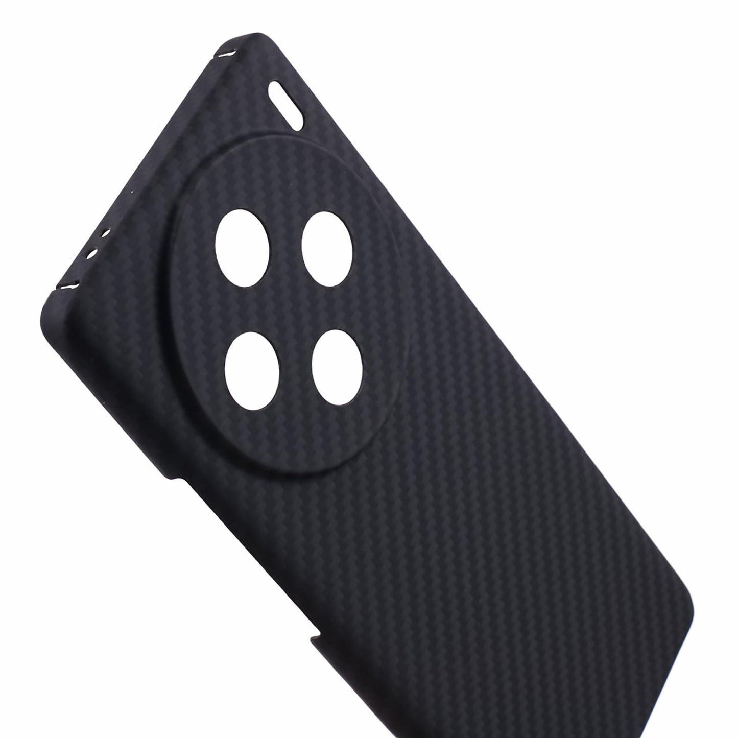 For vivo X100 5G Case 1500D Coarse Texture Aramid Fiber Precise Lens Cutout Phone Cover - Black