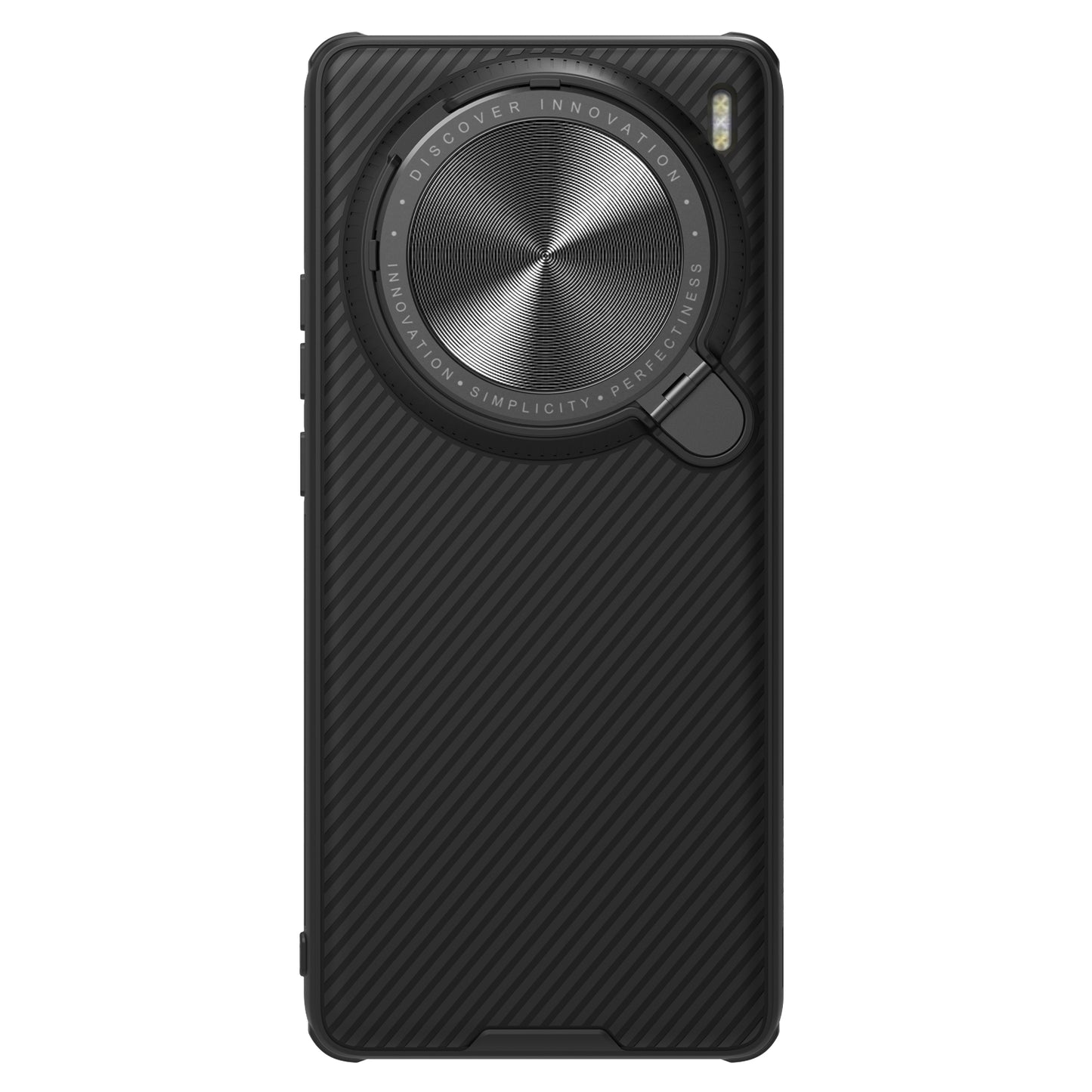 NILLKIN CamShield Prop Magnetic Series for vivo X100 Pro 5G Kickstand Phone Case with Slide Lens Cover - Black