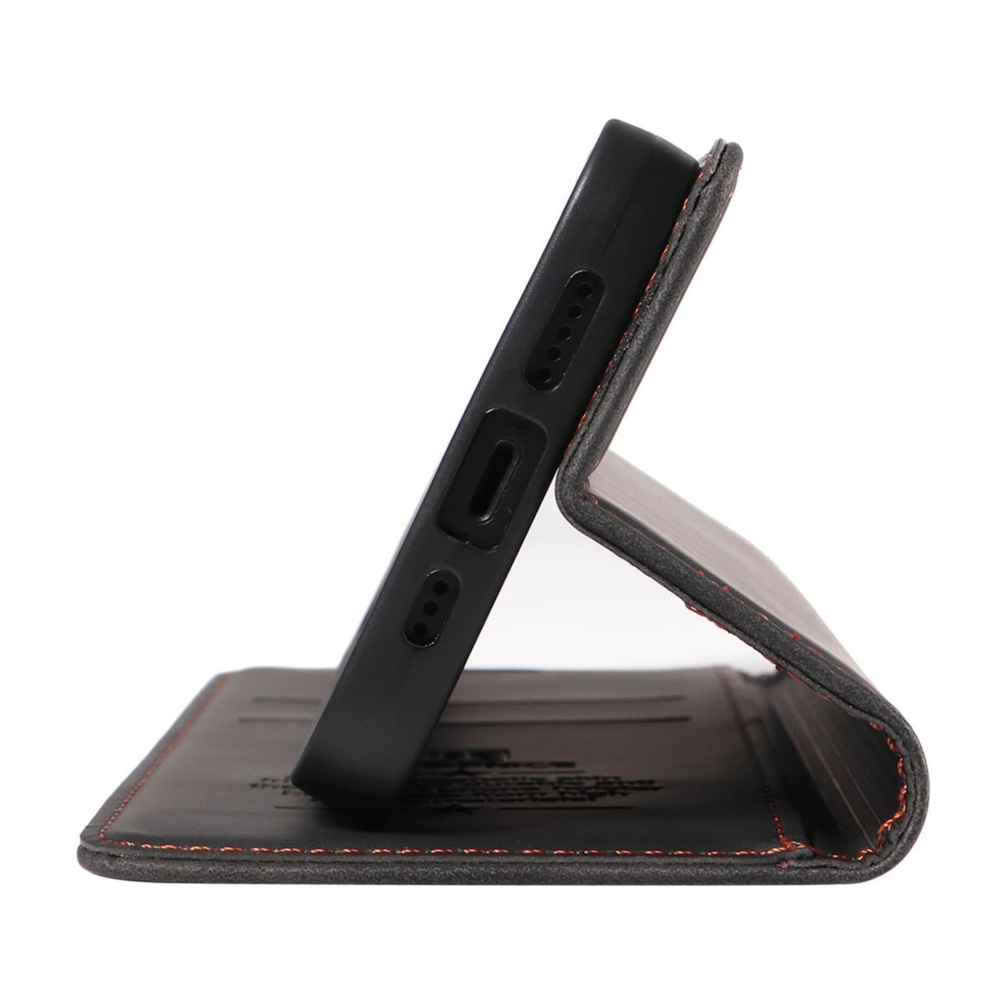 BETOPNICE 003 for Xiaomi Redmi Note 13 5G Leather Case RFID Blocking Stand Wallet - Black