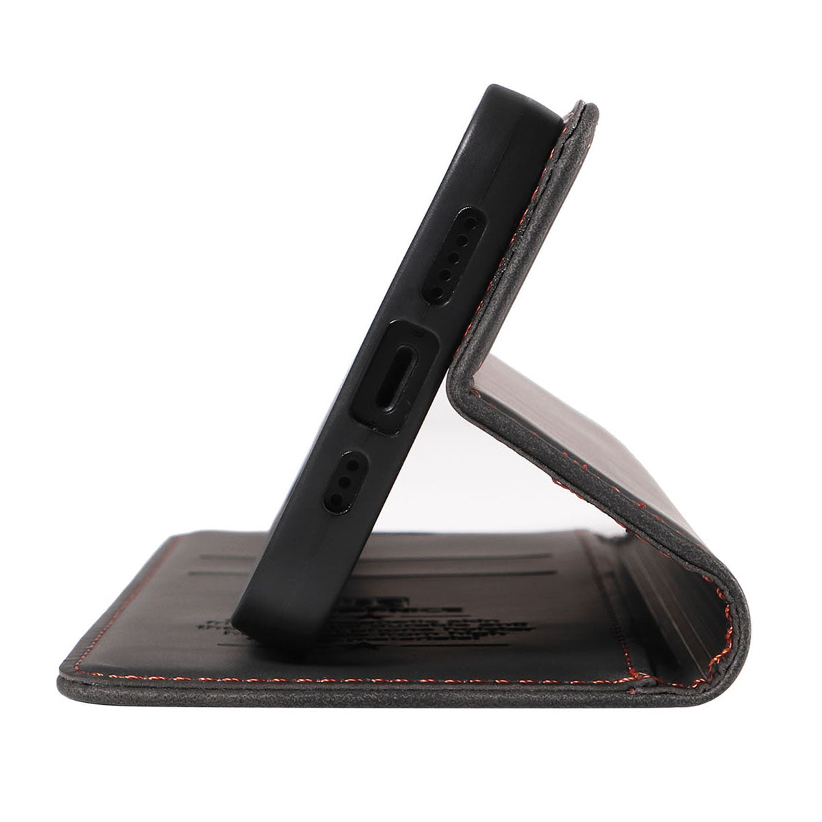 BETOPNICE 003 for Xiaomi Redmi Note 13 Pro 5G Case RFID Blocking Leather Cover with Card Holder - Black