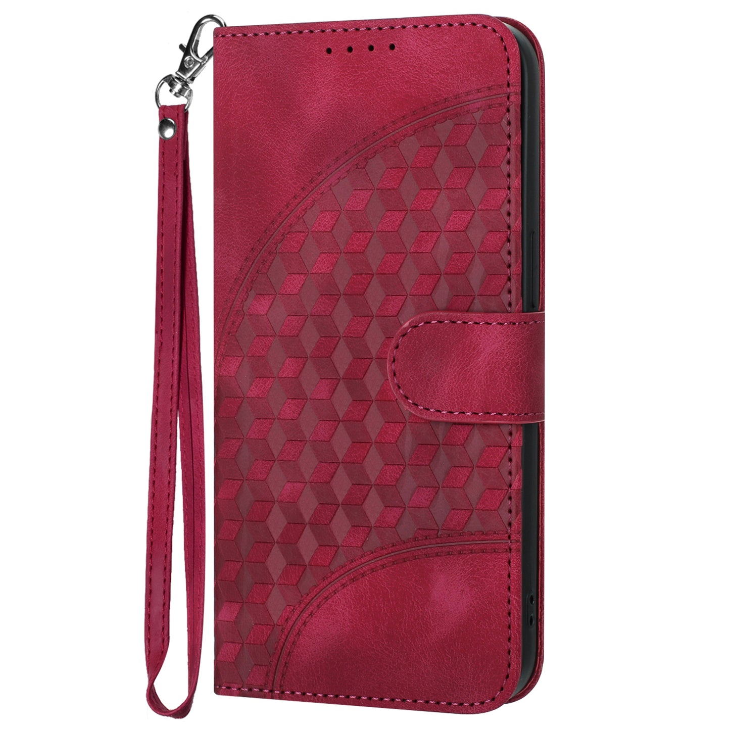YX0060 For Xiaomi Redmi Note 13 Pro+ 5G Leather Wallet Case Elephant Head Pattern - Rose