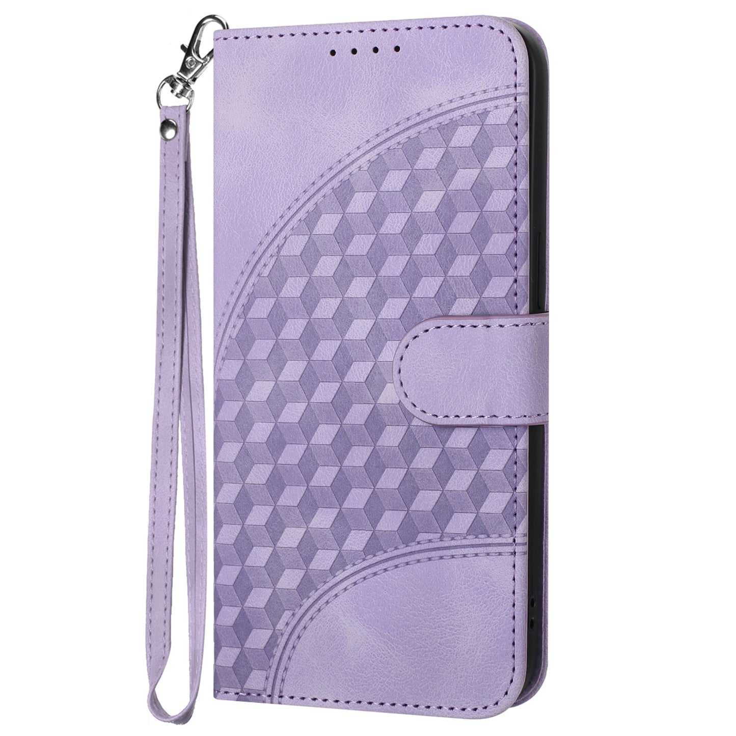 YX0060 For Xiaomi Redmi Note 13 Pro 5G / Poco X6 5G Case Elephant Head Pattern Leather Cover - Purple