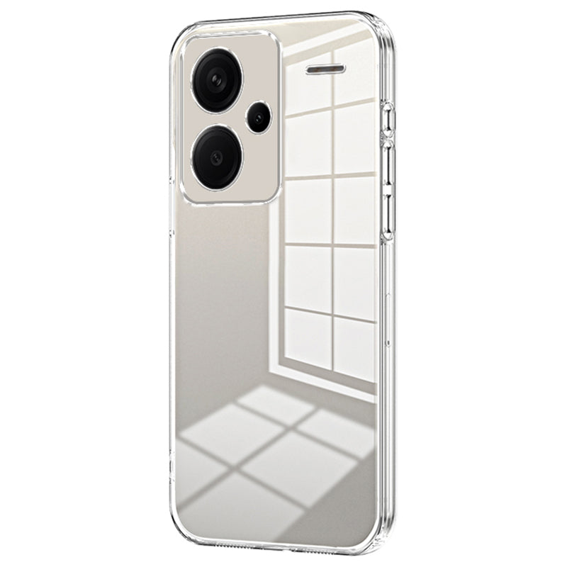 For Xiaomi Redmi Note 13 Pro+ 5G Case Crystal Clear Soft TPU Phone Shell with Precise Lens Cutout - Transparent