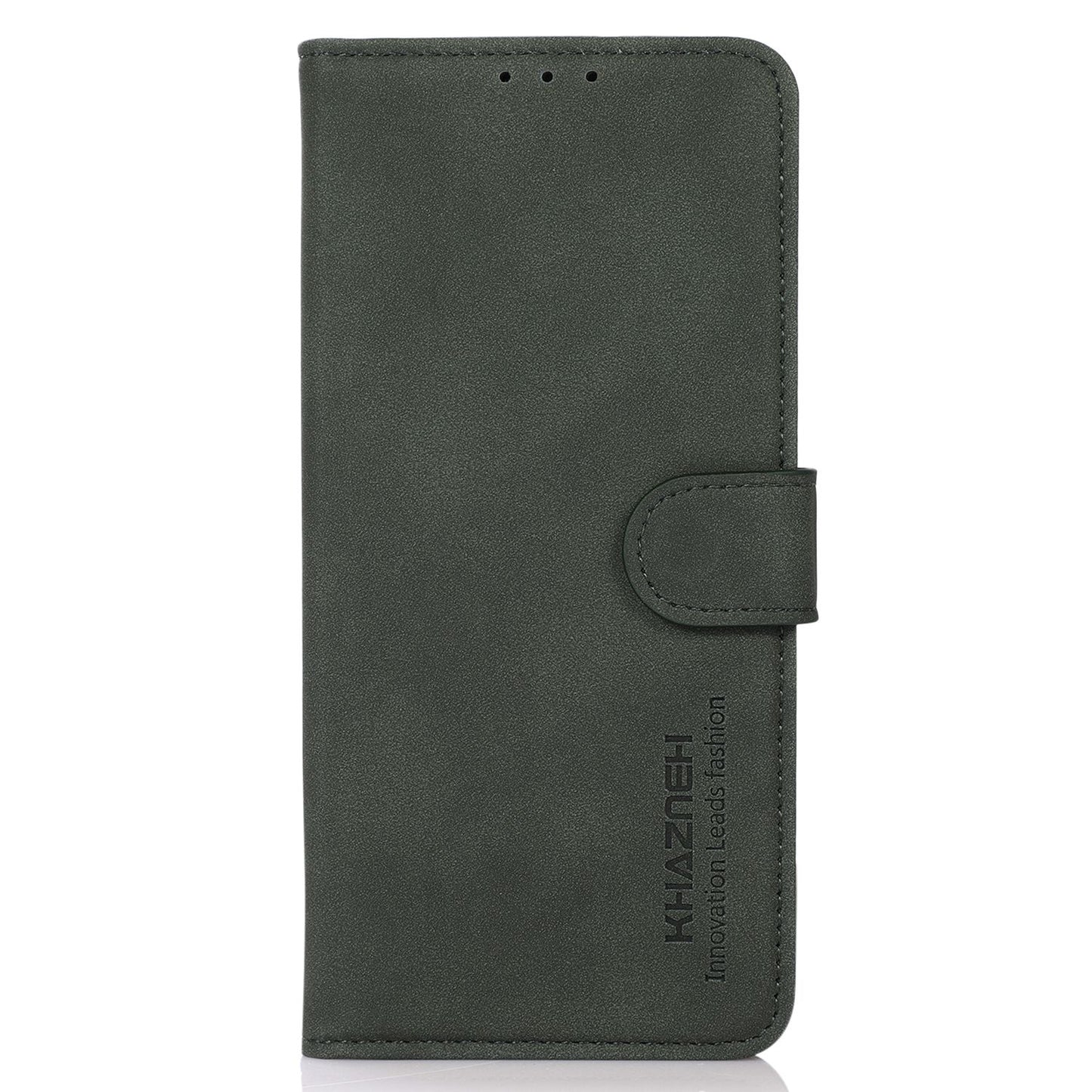 KHAZNEH For Xiaomi Redmi Note 13R Pro 5G Case TPU+PU Leather Wallet Stand Phone Cover - Green