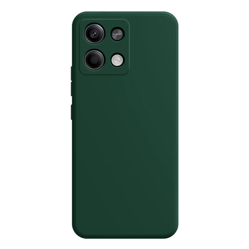 For Xiaomi Redmi Note 13 Pro 5G / Poco X6 5G Shockproof Case TPU Phone Cover with Straight Edge - Dark Green