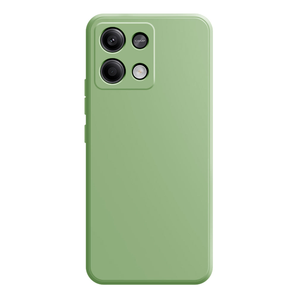 For Xiaomi Redmi Note 13 Pro 5G / Poco X6 5G Shockproof Case TPU Phone Cover with Straight Edge - Matcha Green