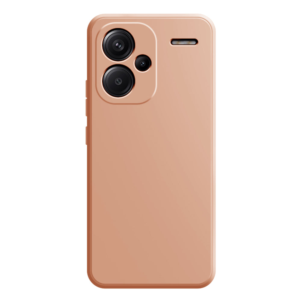 For Xiaomi Redmi Note 13 Pro+ 5G TPU Case Straight Edge Protection Phone Cover - Pink